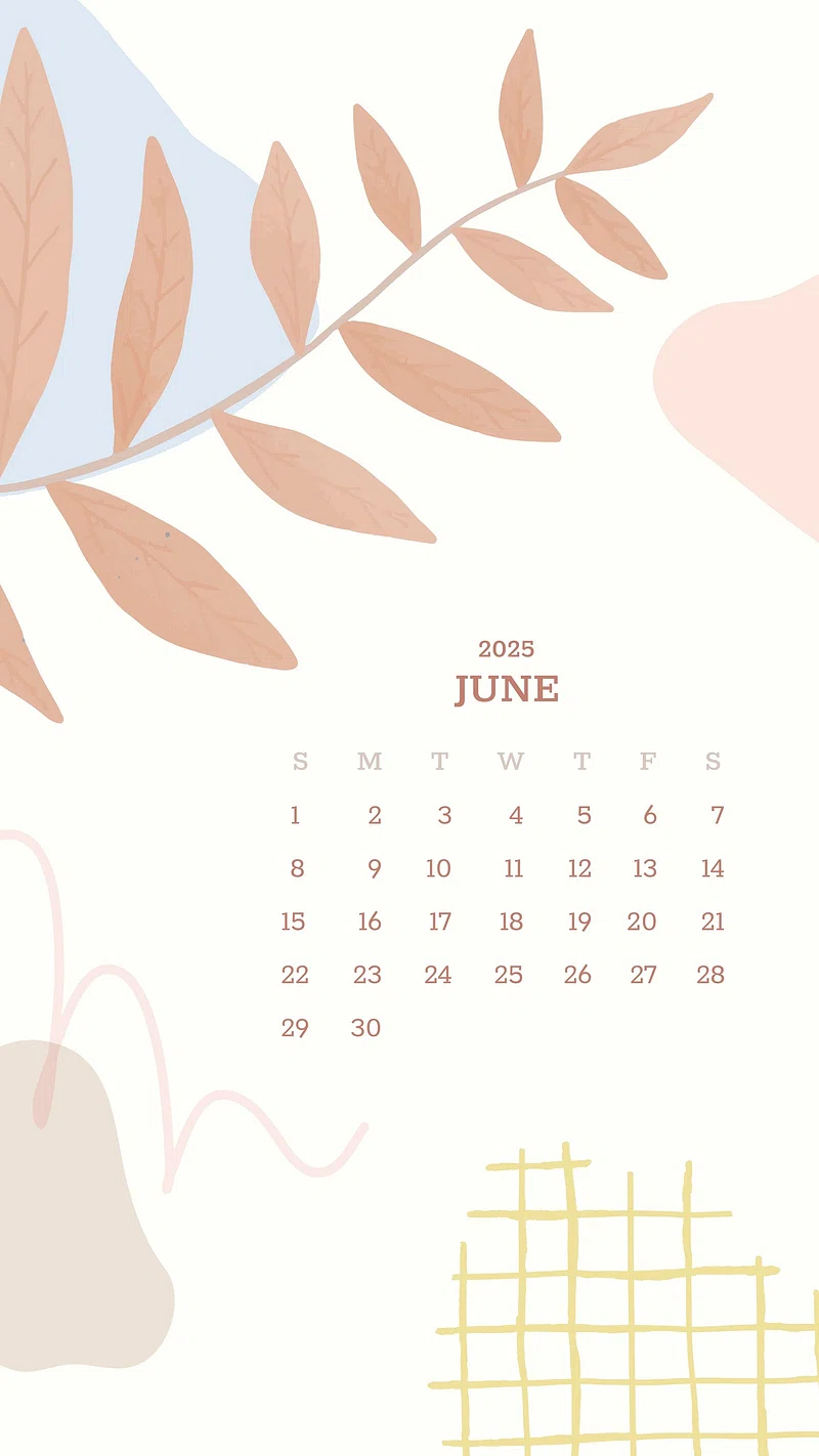 June 2022 Calendar Wallpaper Image