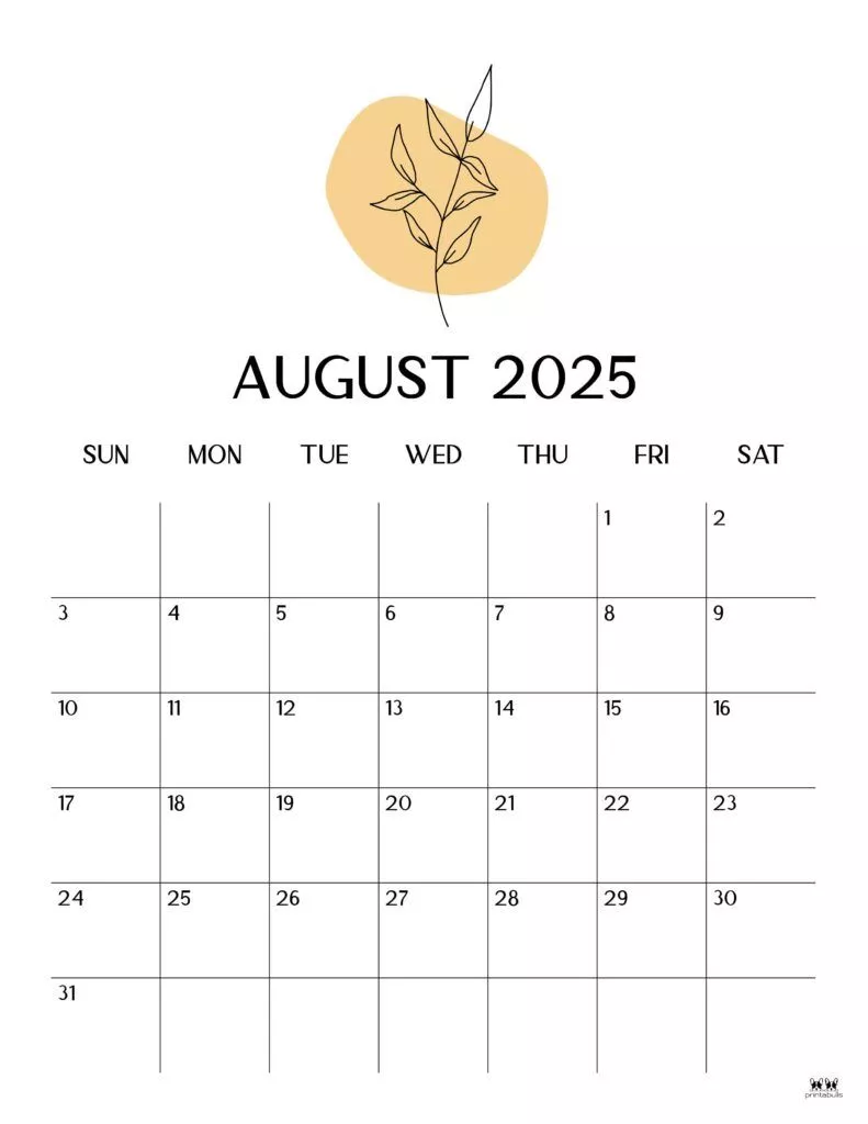 August 2025 Calendar Wallpapers Wallpaper Cave