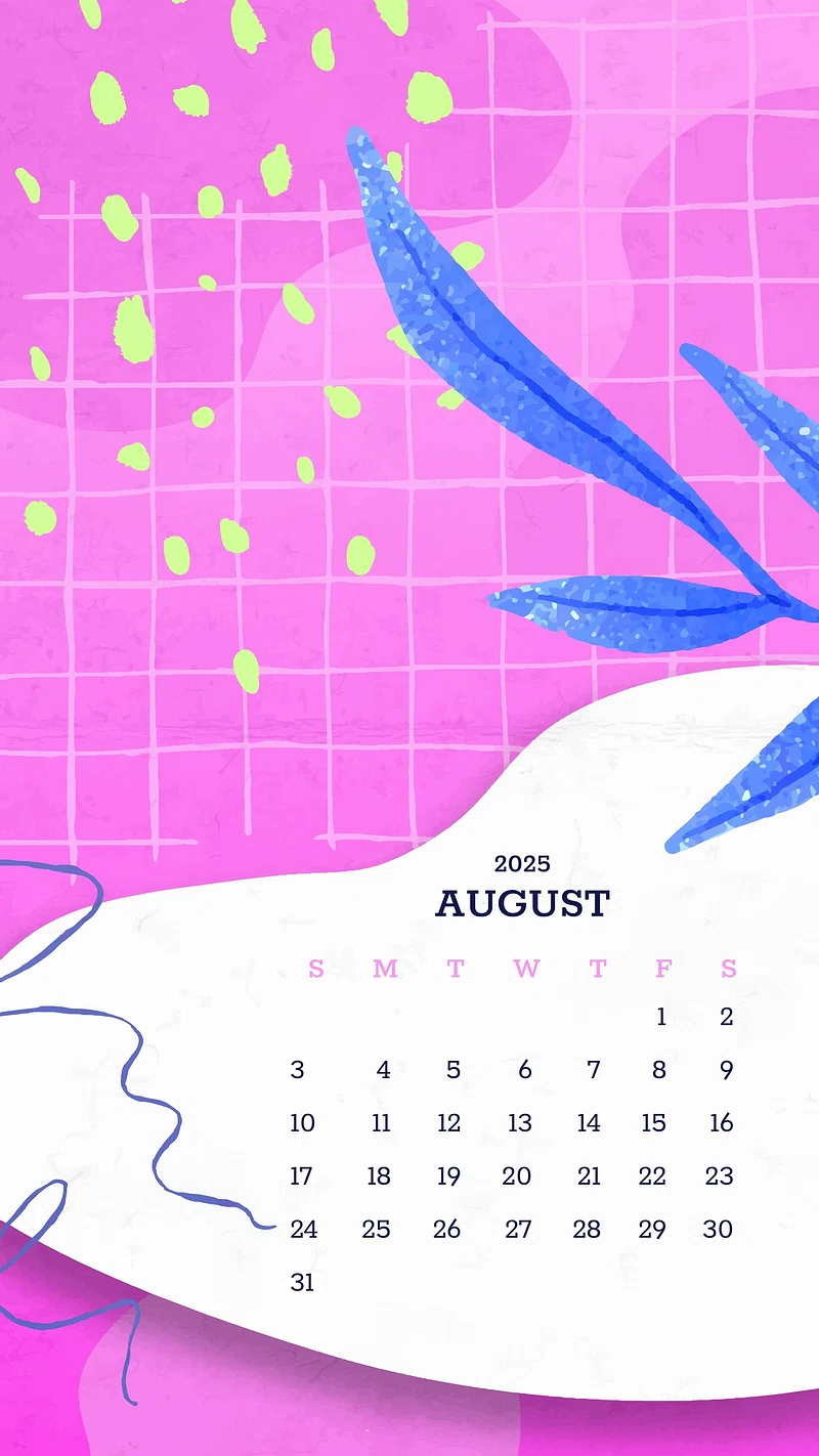 August 2021 Calendar Wallpaper Image
