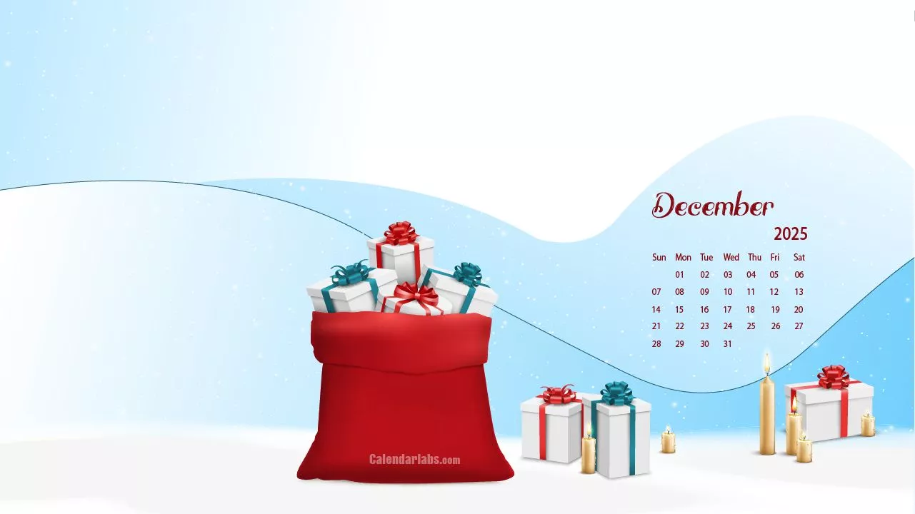 December 2025 Desktop Wallpaper