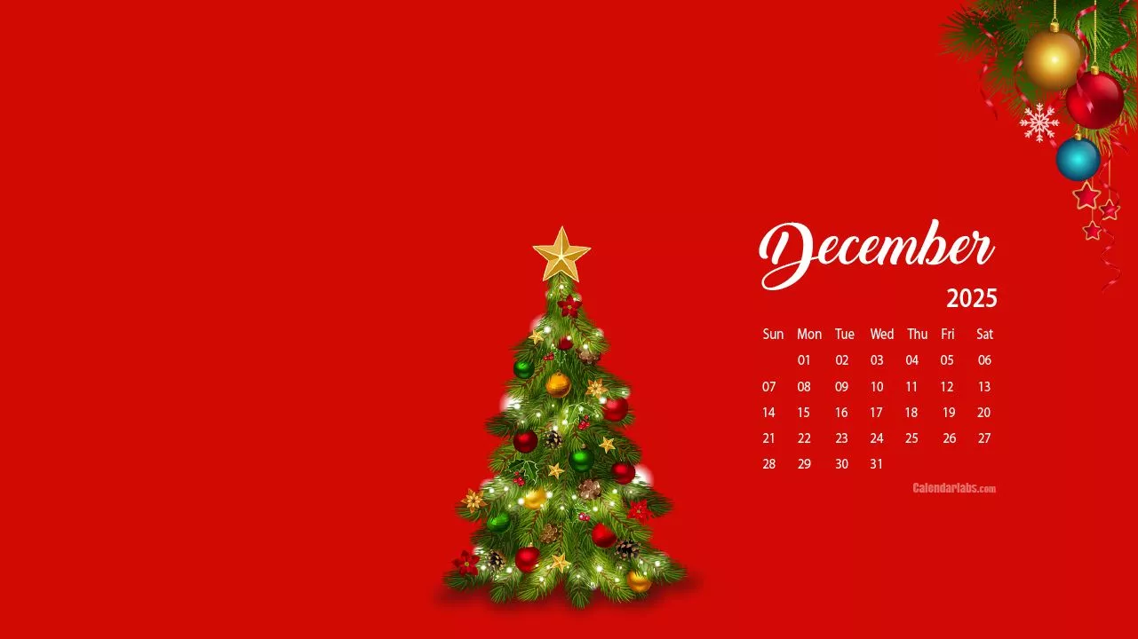 December 2025 Desktop Wallpaper