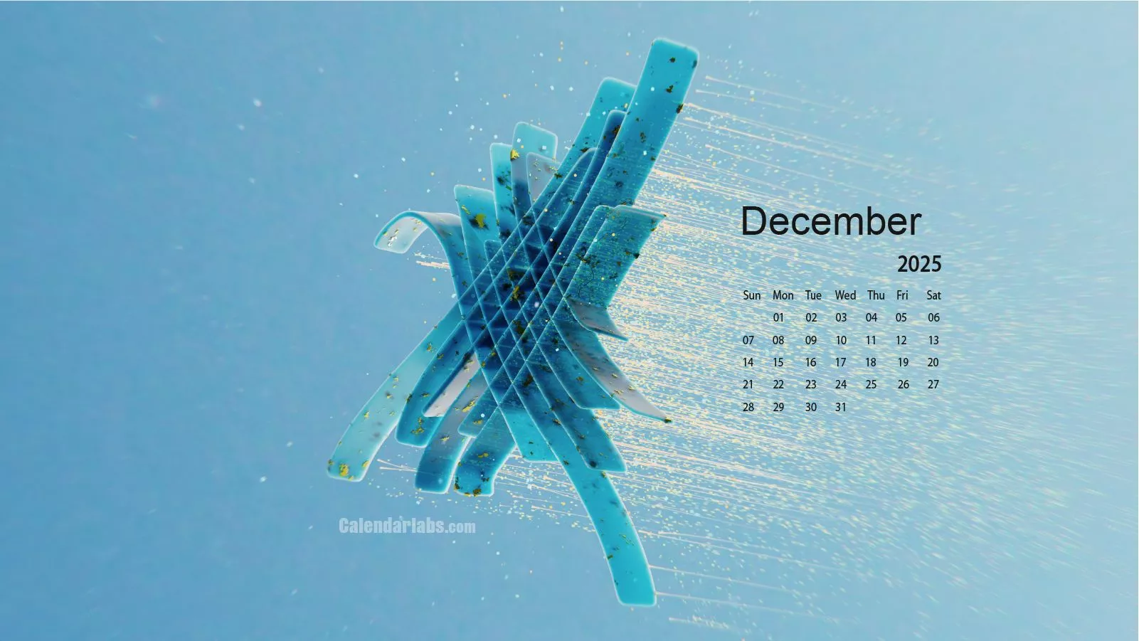 December 2025 Desktop Wallpaper