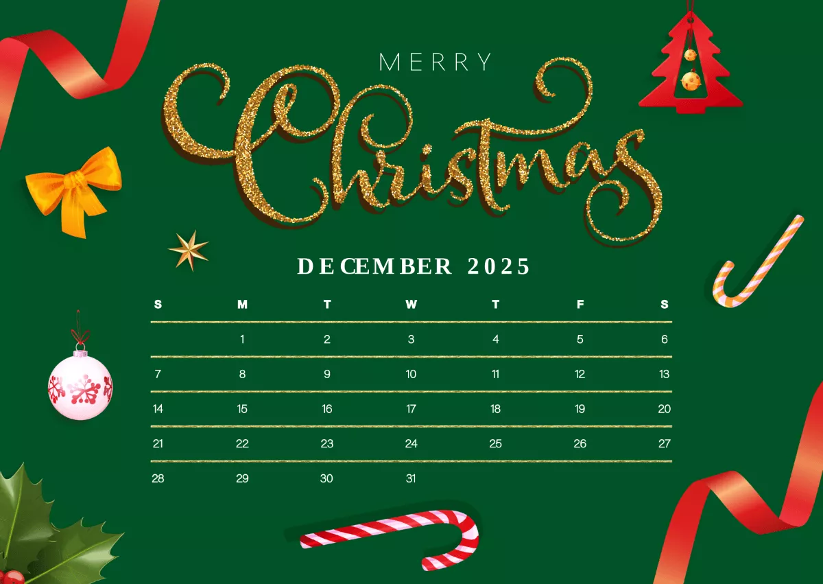 December 2025 Calendar Wallpapers Wallpaper Cave