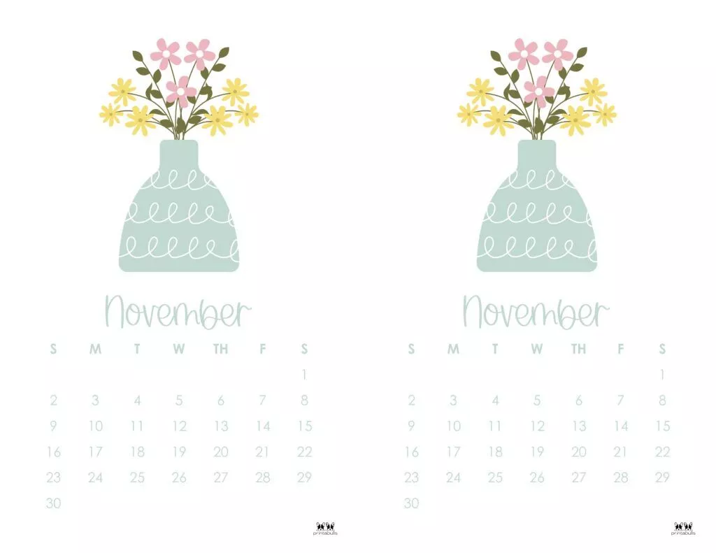 November 2025 Calendars FREE