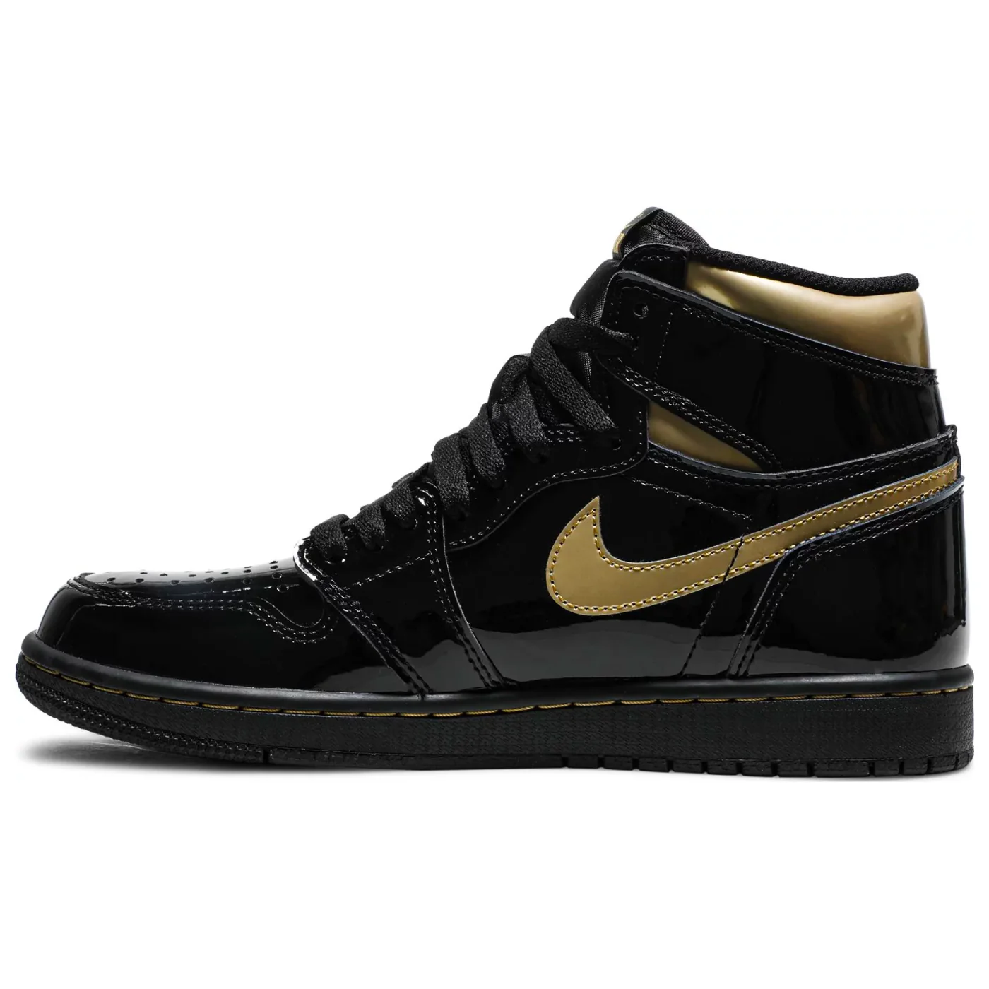 Jordan 1 Retro High Black Metallic Gold
