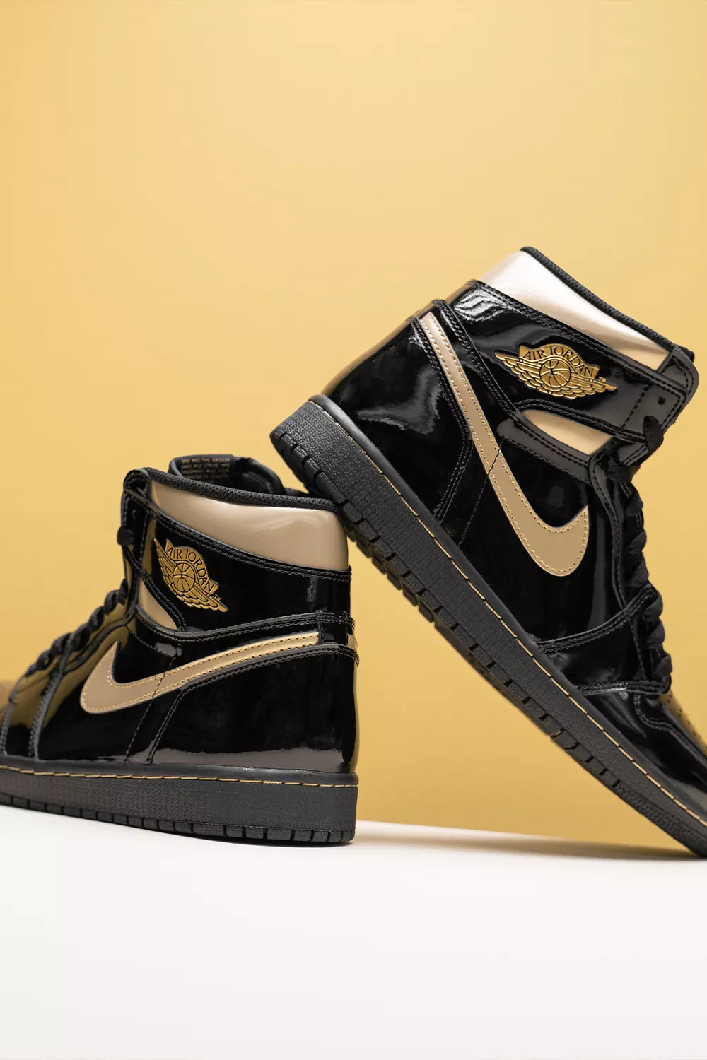 Black and gold shop 1s