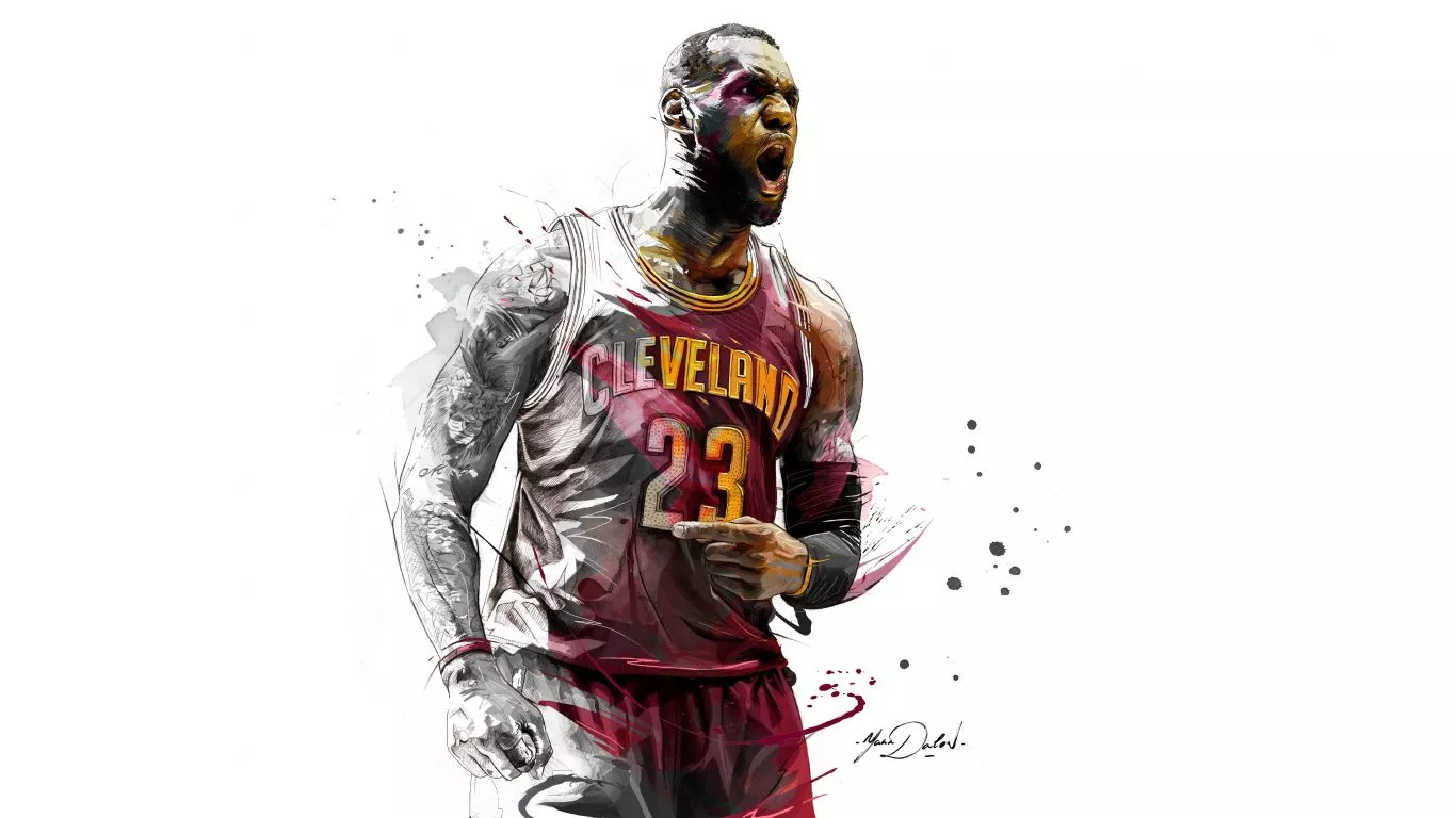 Download wallpaper 1366x768 lebron