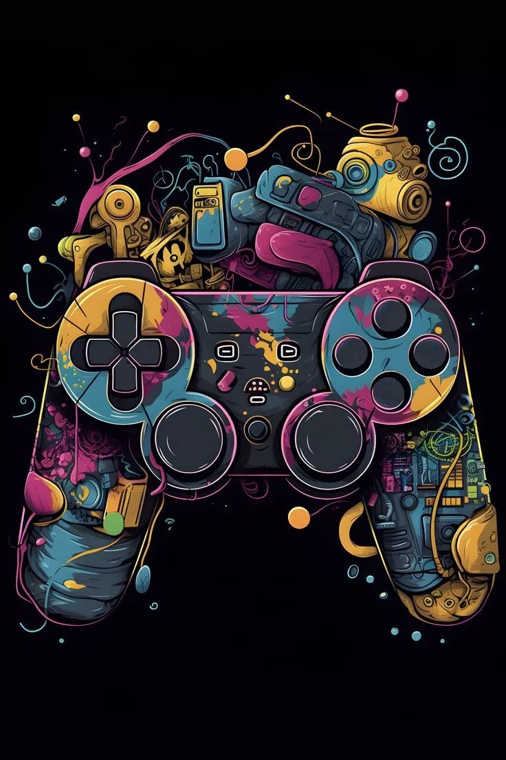 Future Gamer Wallpaper Art