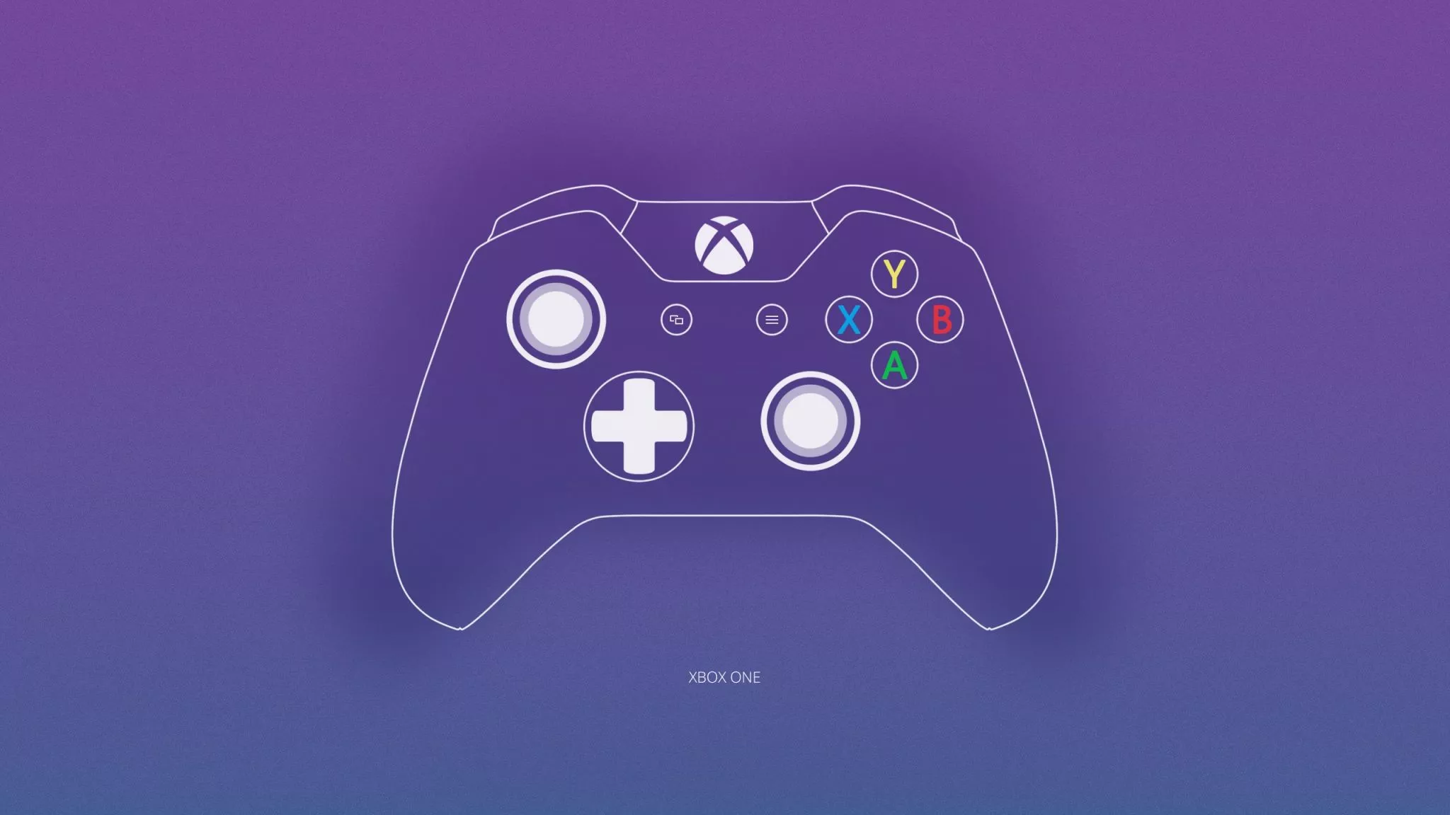 Xbox One Controller Minimal Art