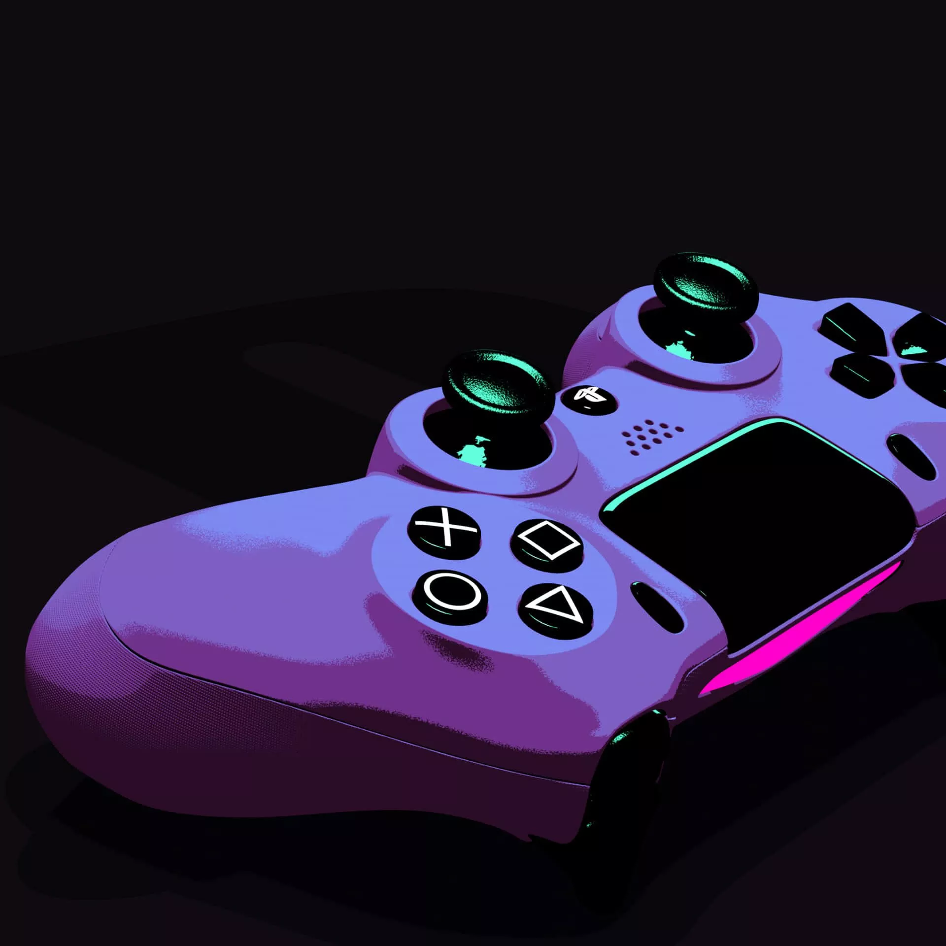 Download Purple PS4 Remote Joystick Pop