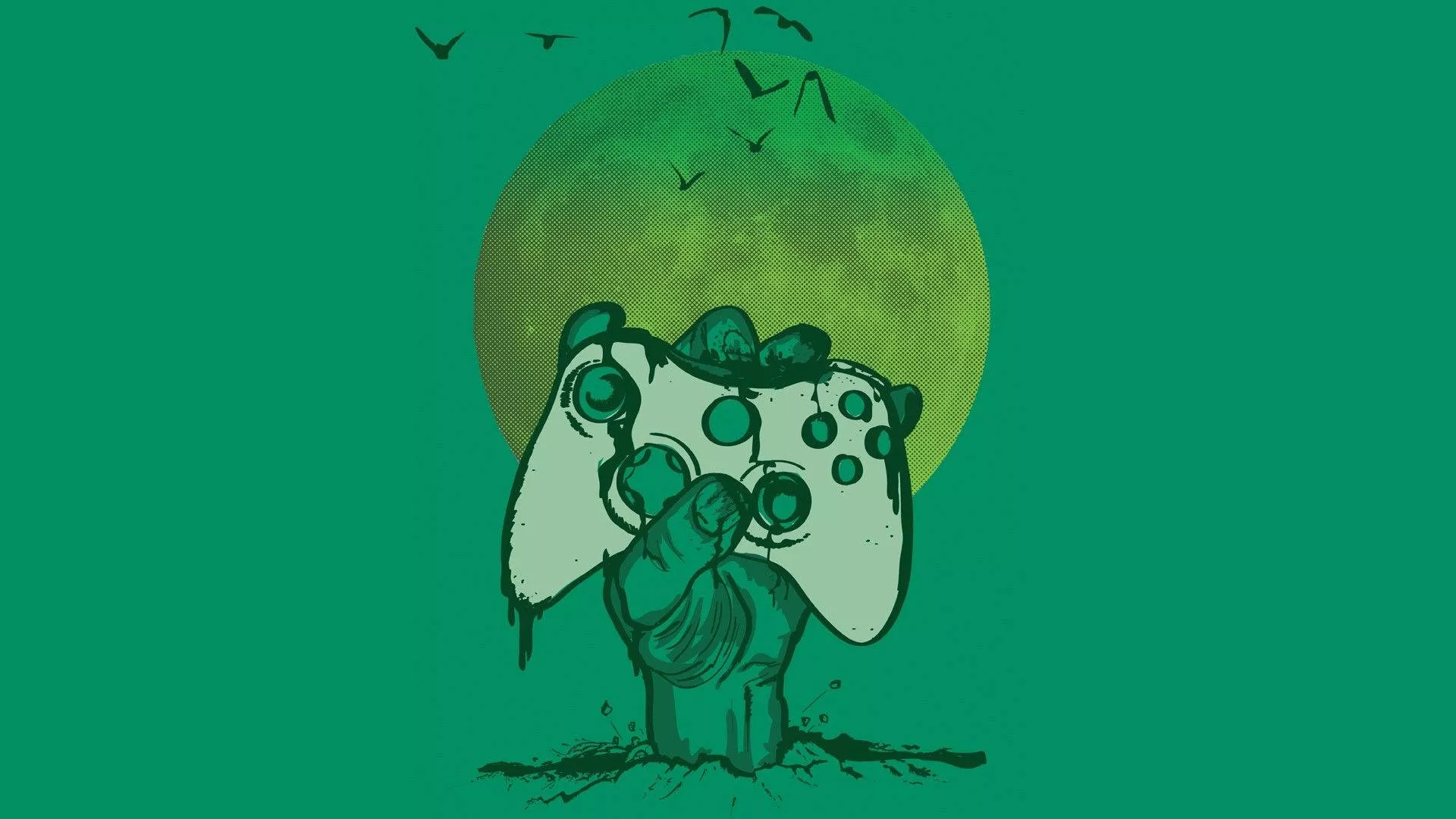 Xbox One Controller Drawing Wallpaper