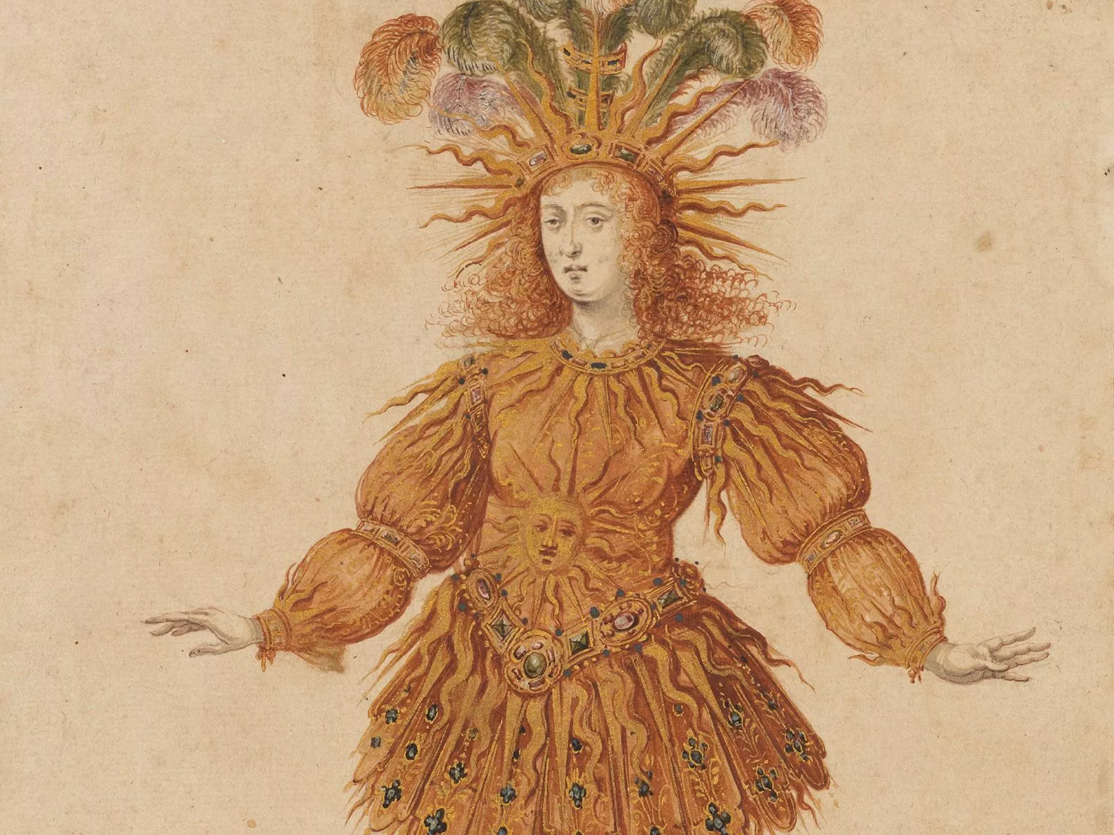 The dancing Sun King