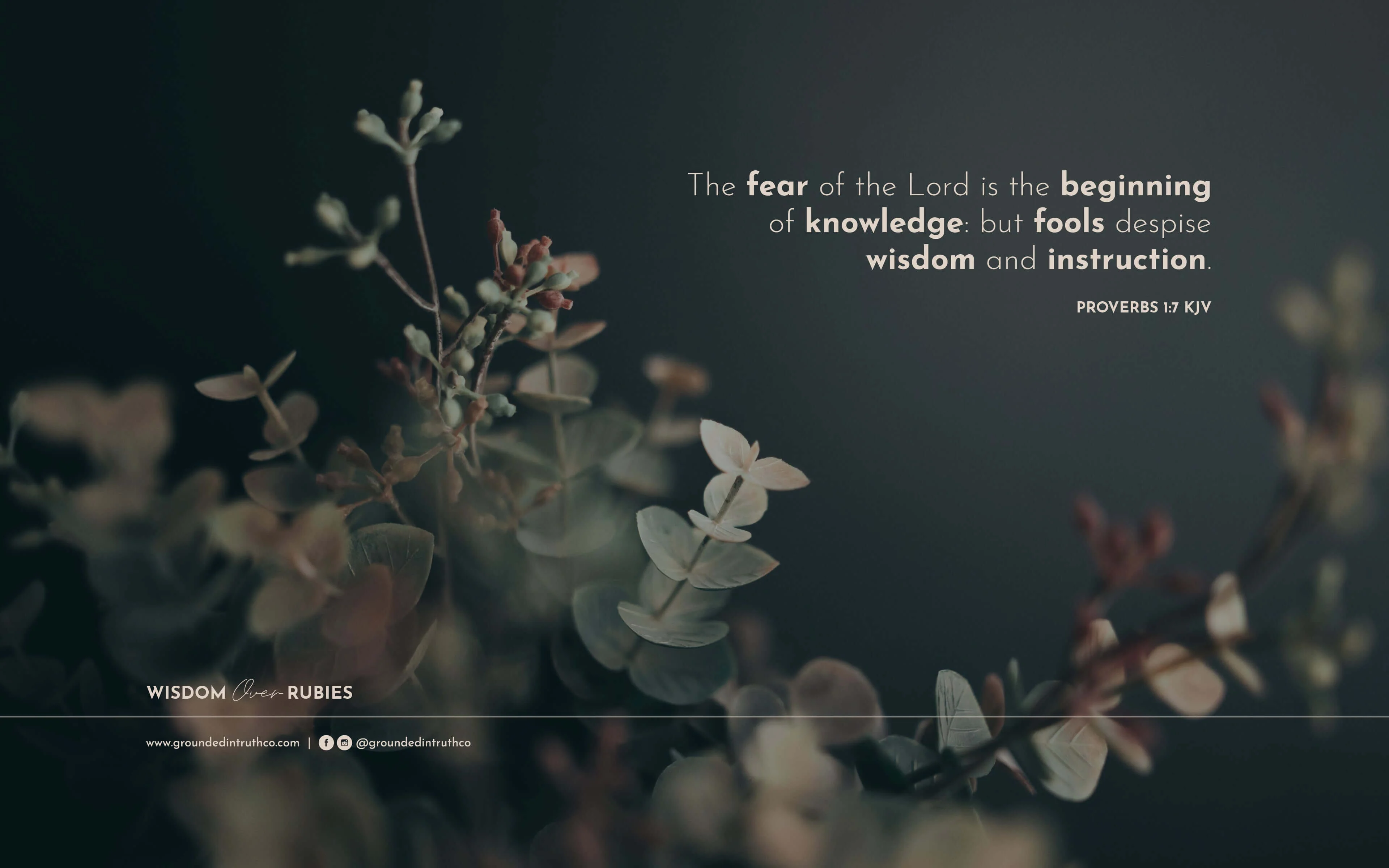 Proverbs 1 7. Bible Verse Wallpaper