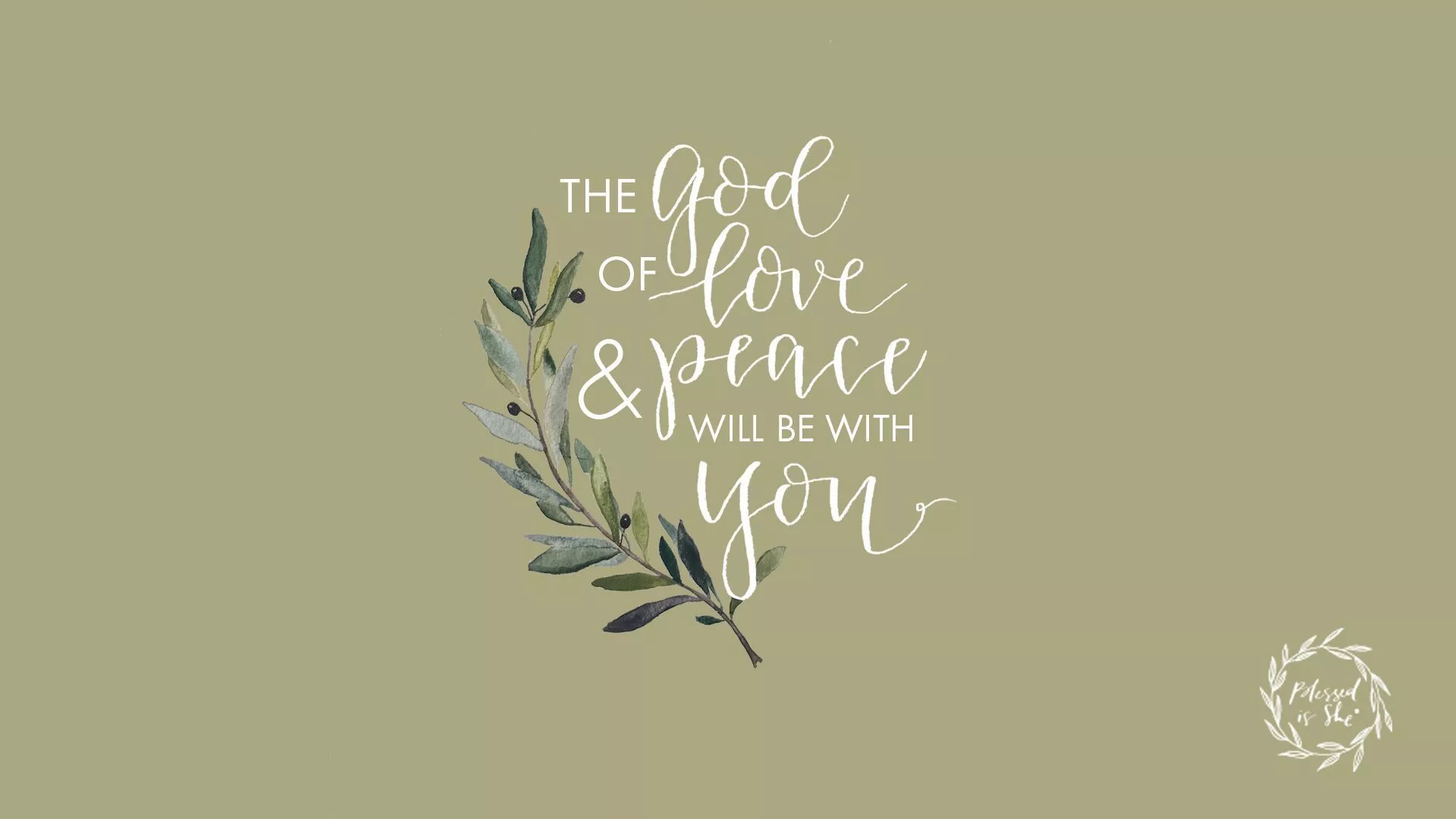 Bible Verse Wallpaper: The God of Love and Space Quote