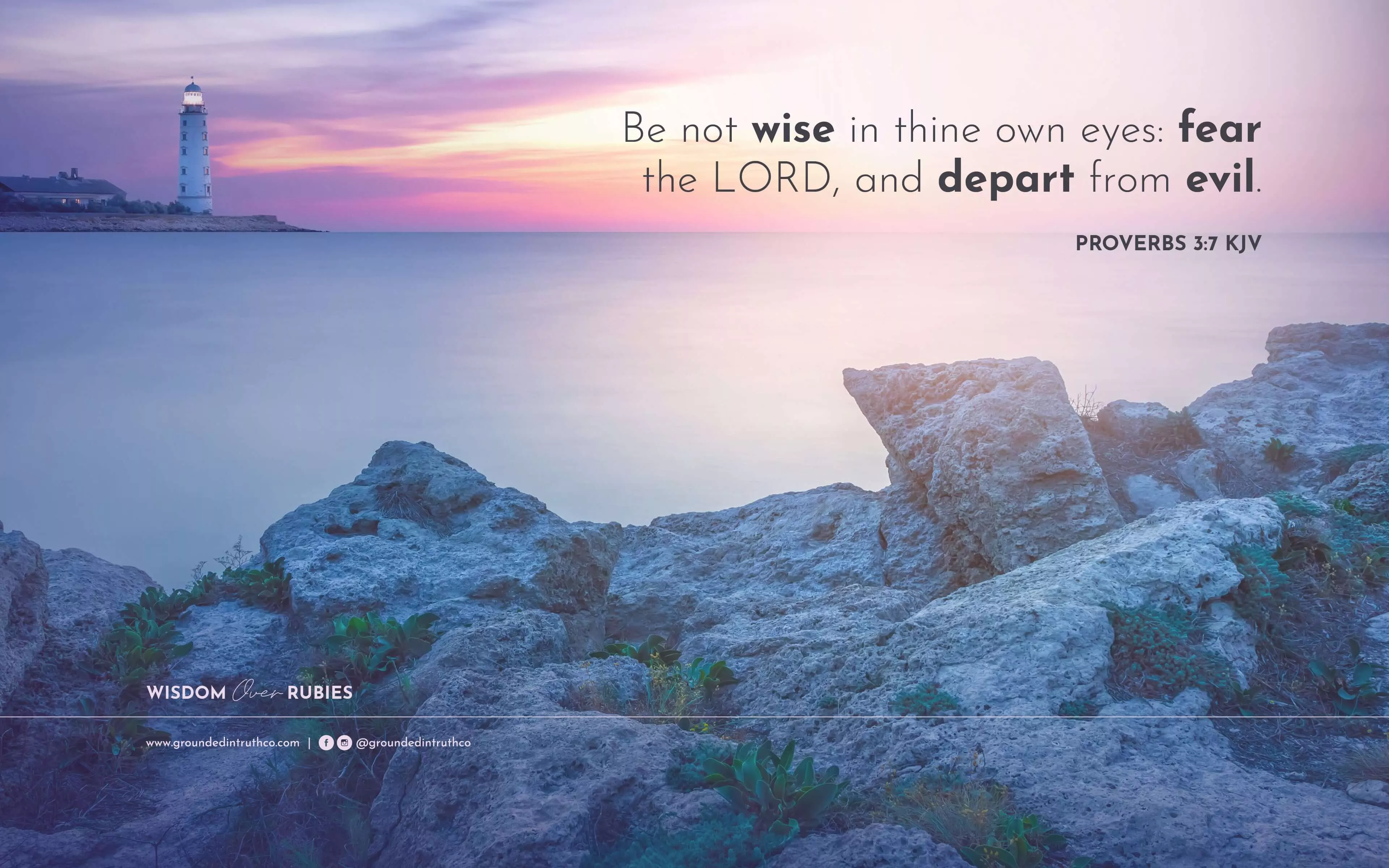 Proverbs 3 7. Bible Verse Wallpaper