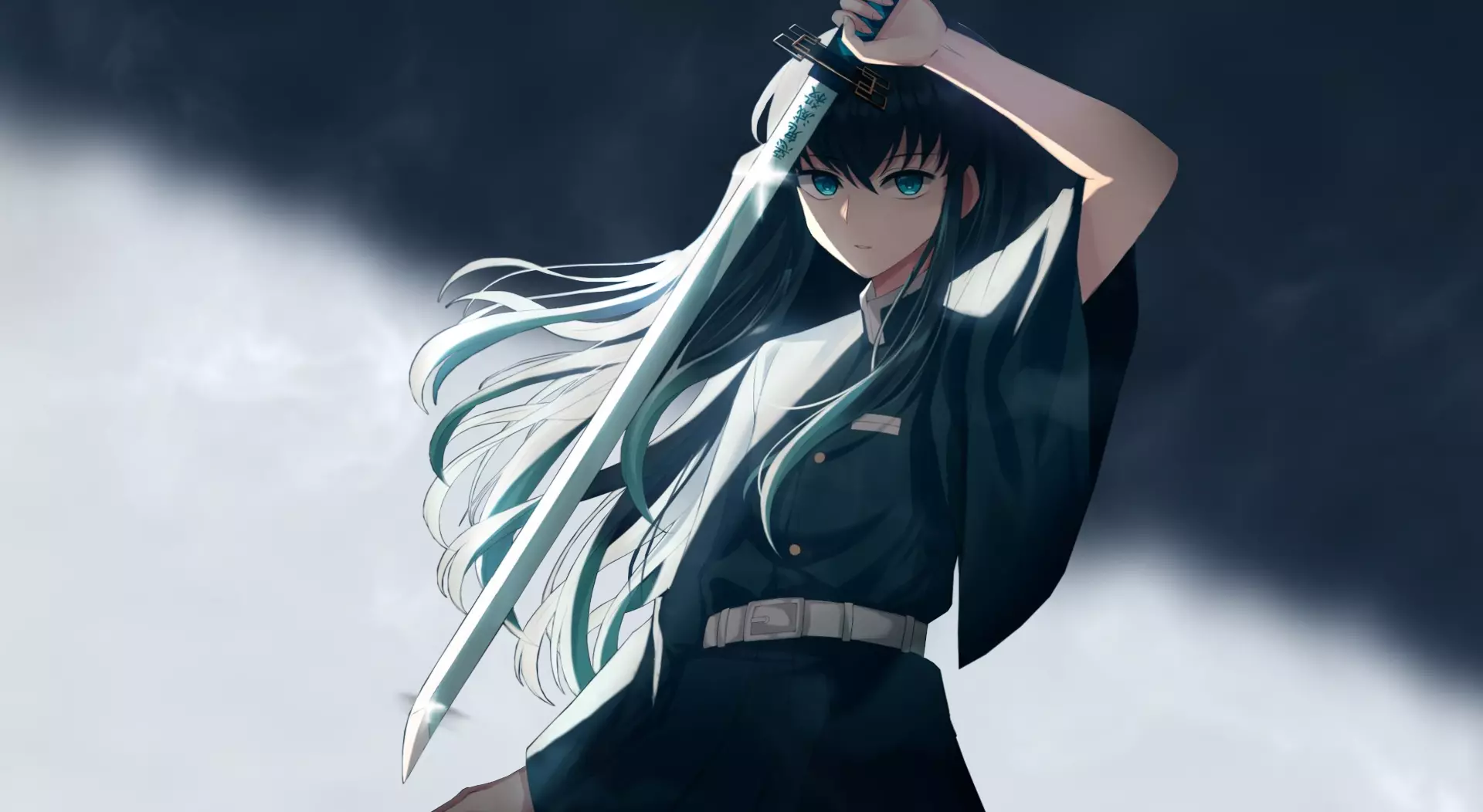 Live wallpaper Demon Slayer Muichiro Tokito Mist Hashira 4K download on VSThemes.org