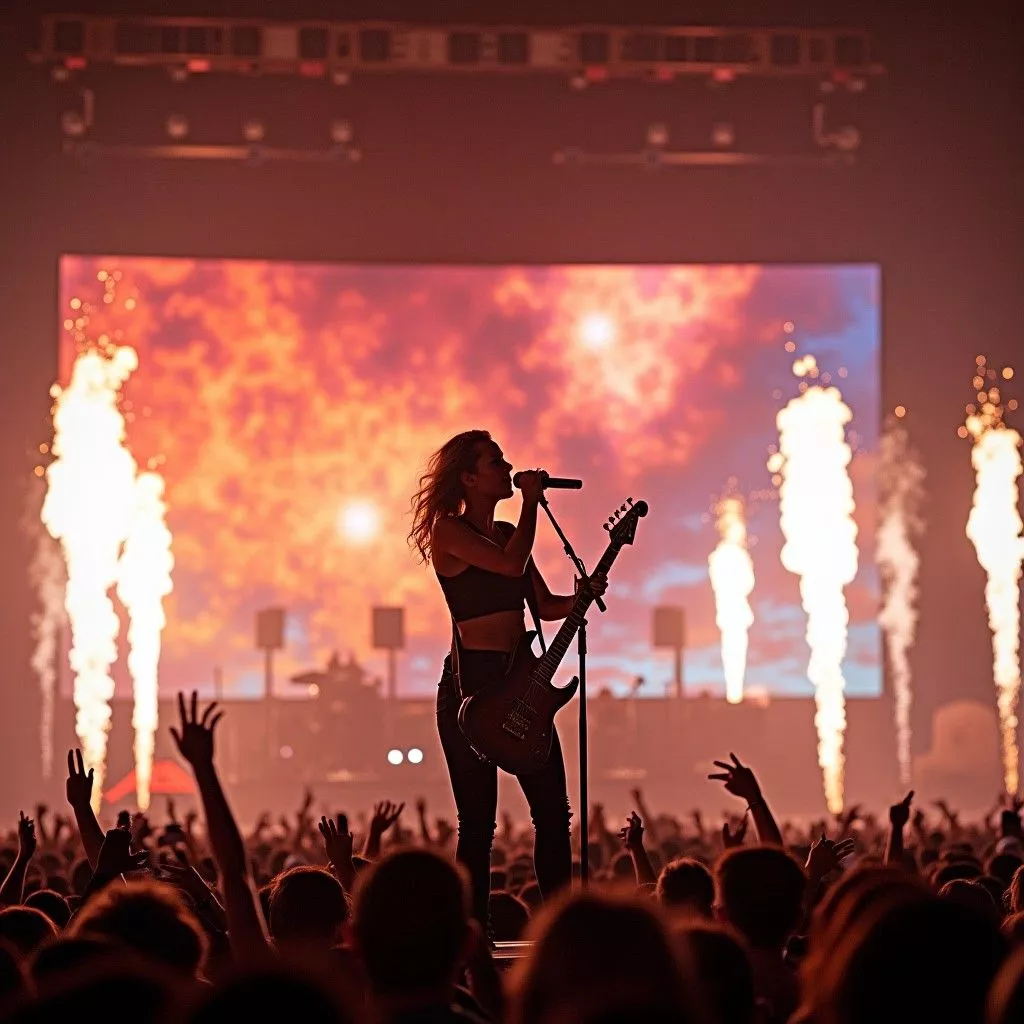 Emily Armstrong Performs with Linkin