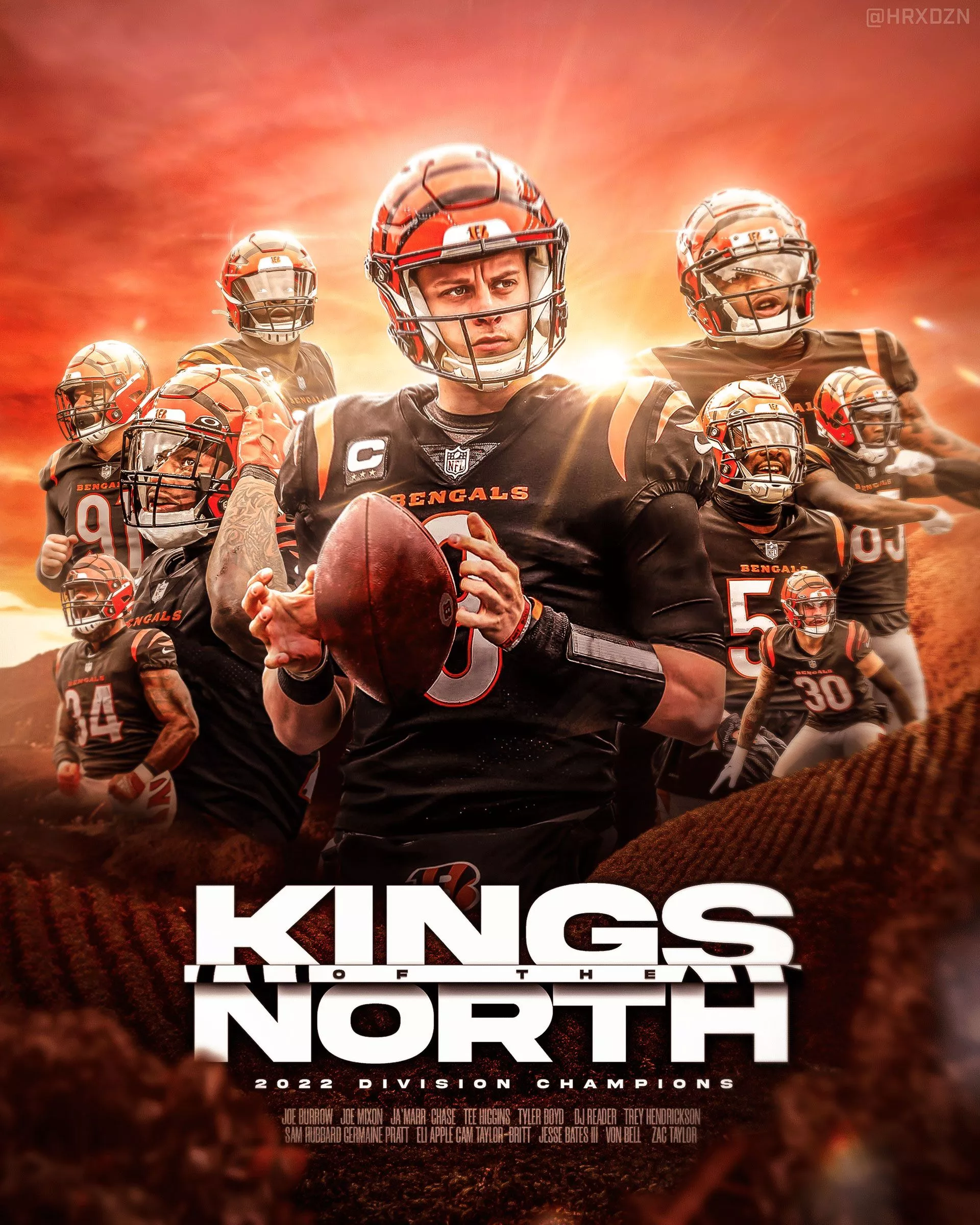 Joe Burrow Team Cover HD Wallpaper