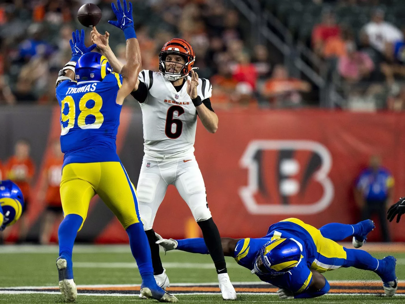 Jake Browning putting his best foot