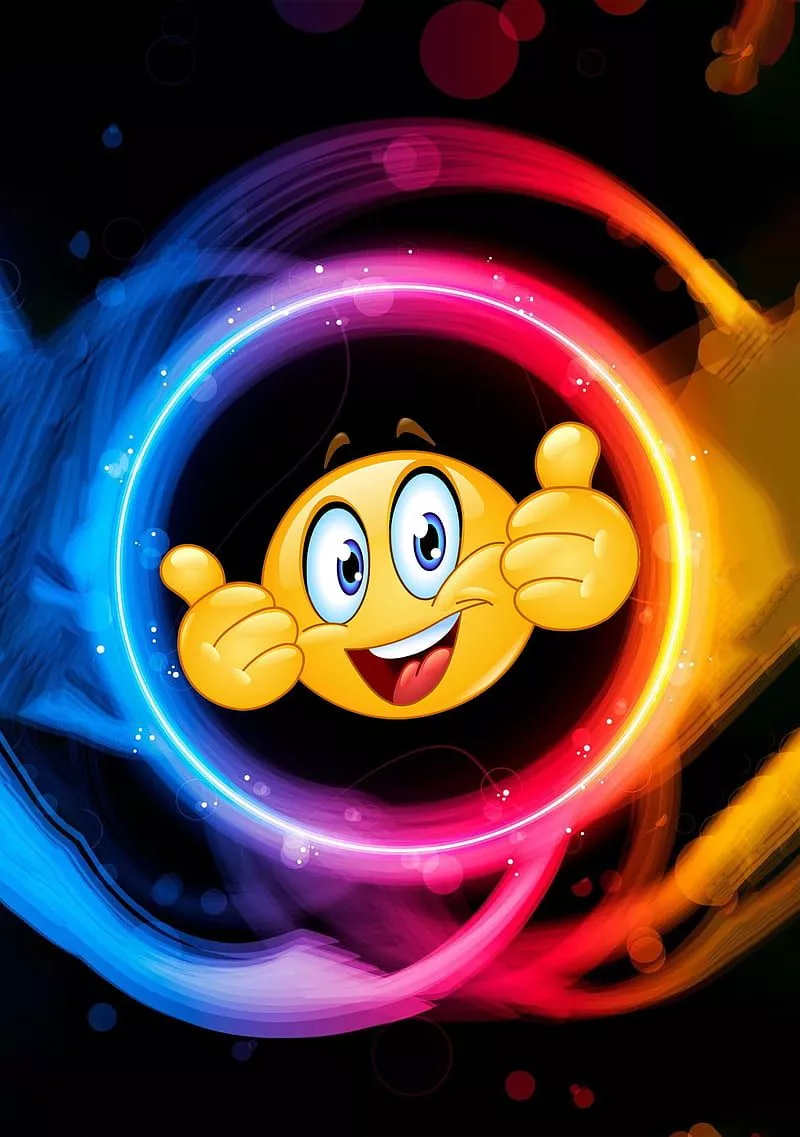 HD thumbs up emoji wallpaper