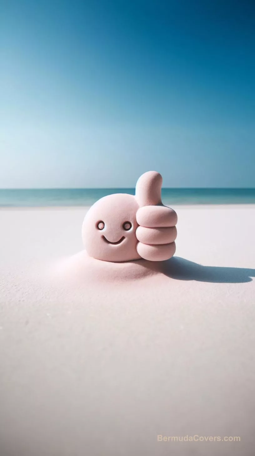 Bermuda Beach Thumbs Up Emoji Facebook