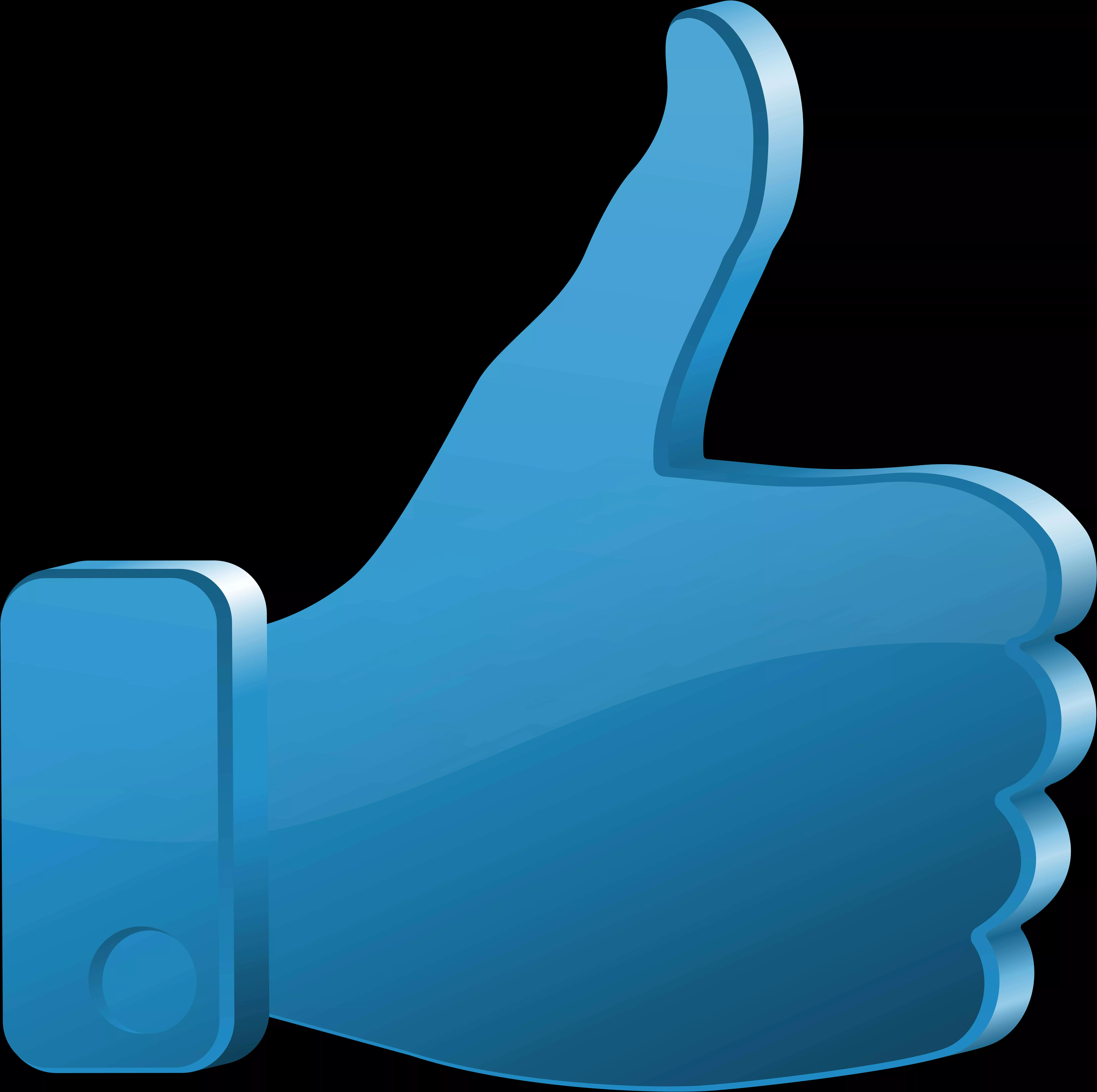 Download Blue Thumbs Up Emoji