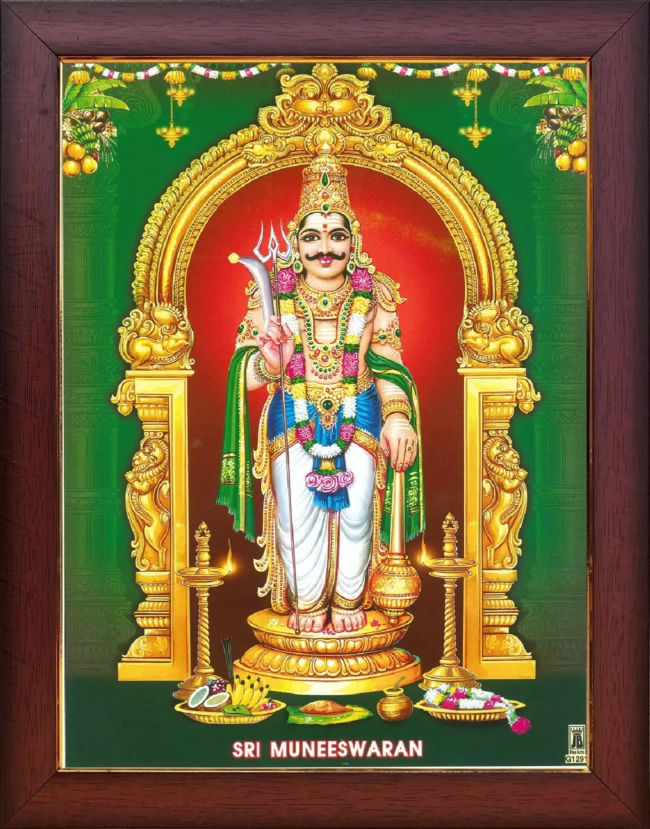 God Muneeshwaran Swamy Photo Frame