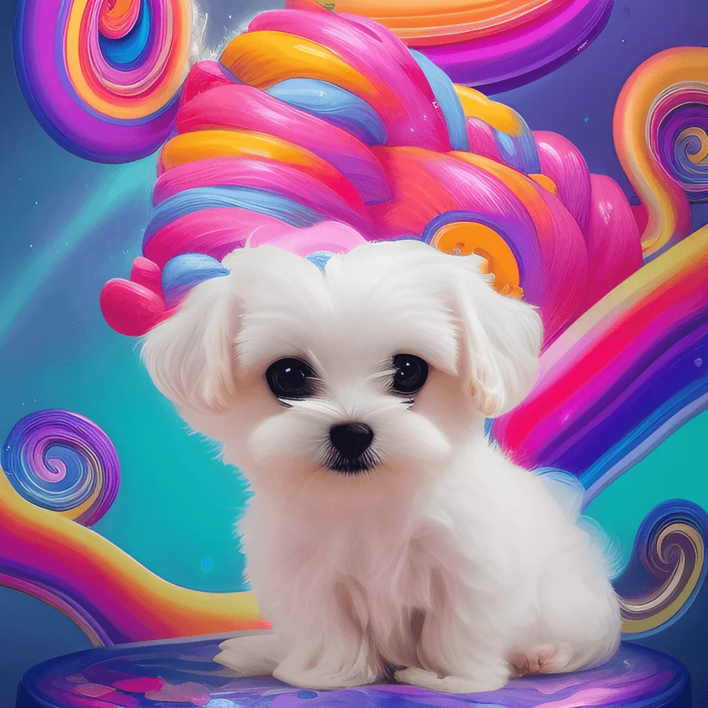 Adorable Maltese Puppies · Creative Fabrica