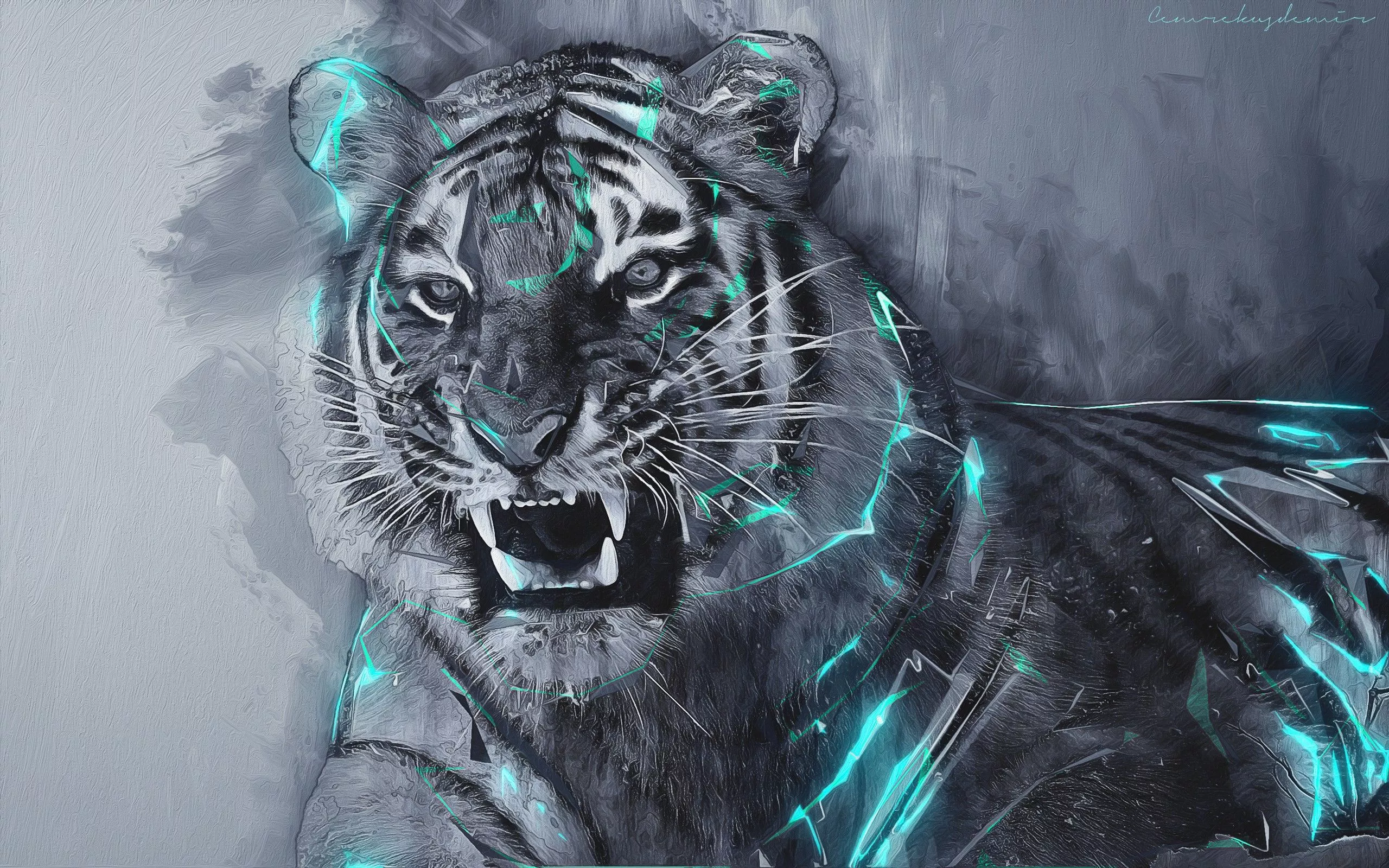 Fantasy Tiger HD Wallpaper: A Majestic