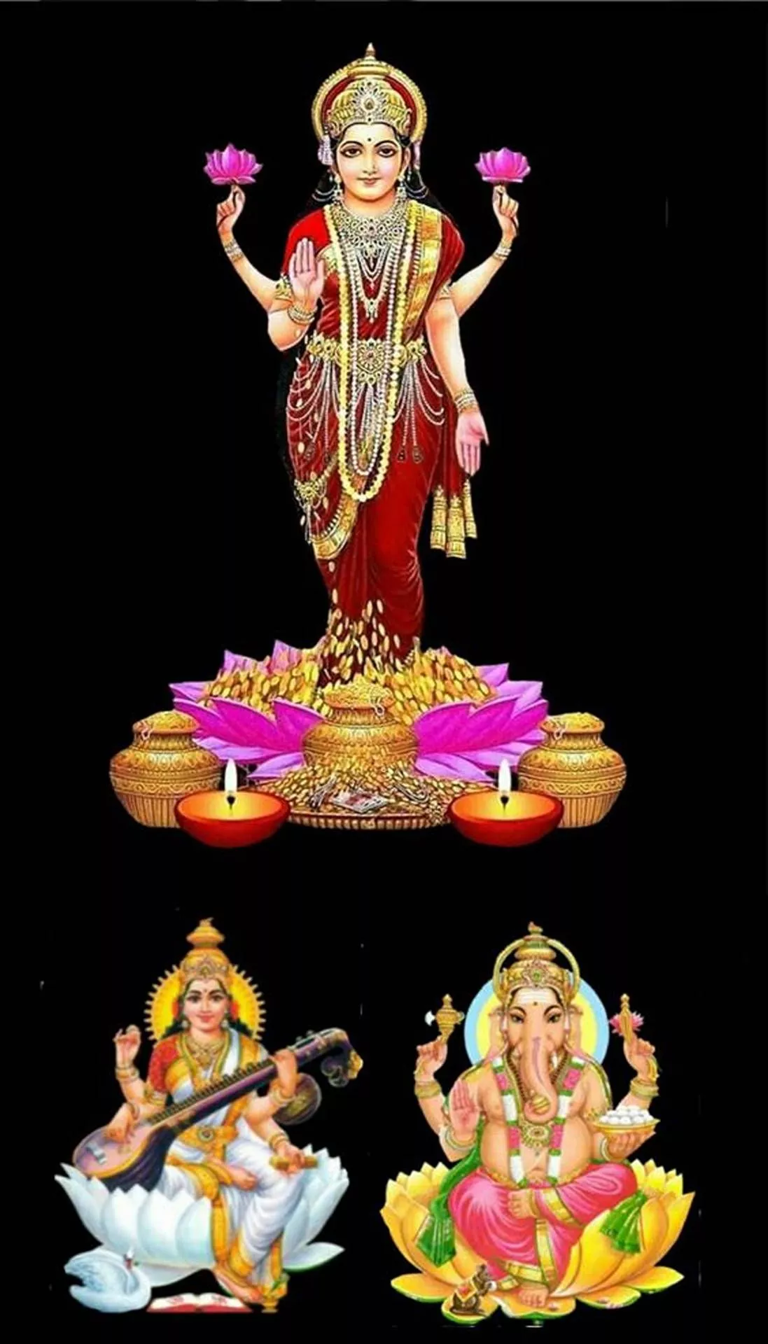 of Vinayagar and Murugan Wallpaper