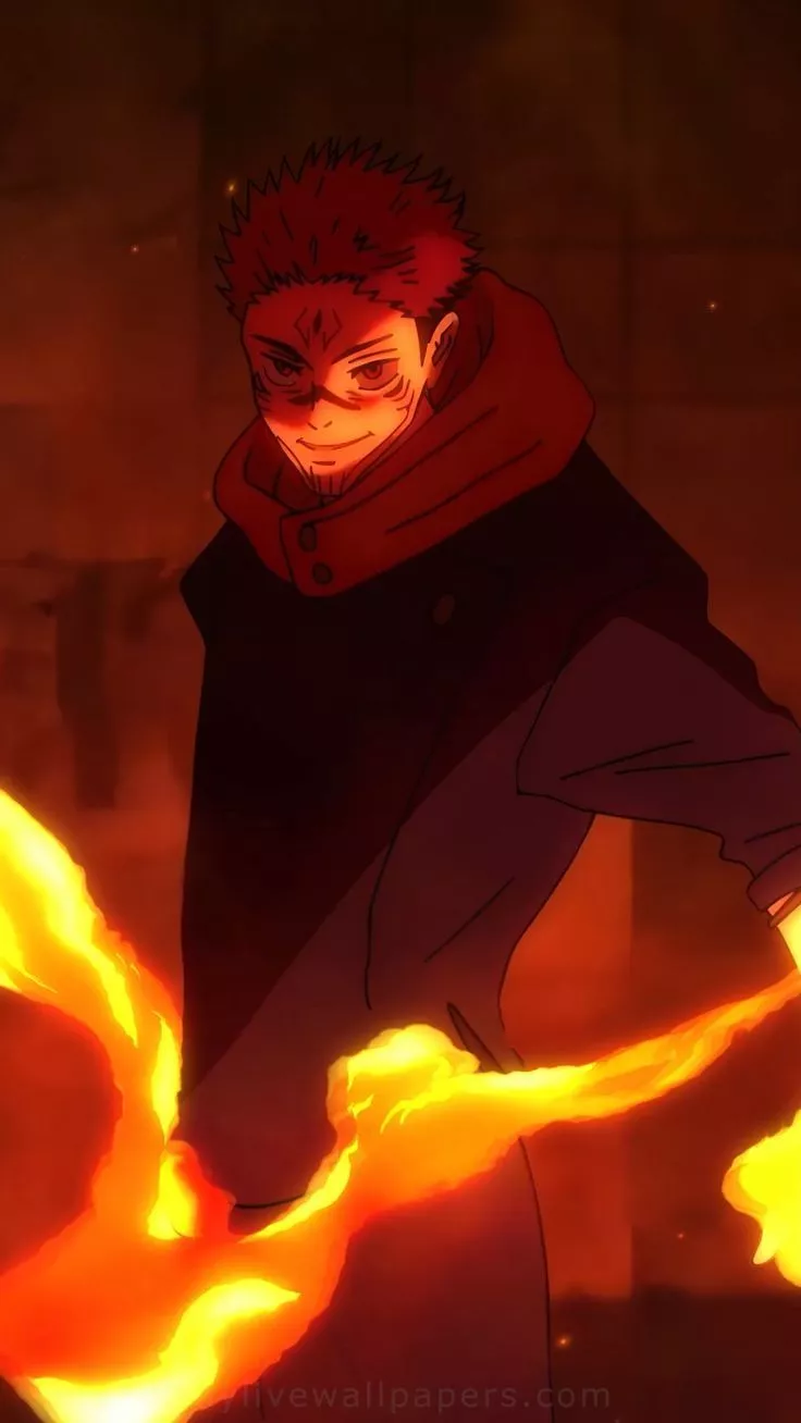 SUKUNA FIRE TECHNIQUE LIVE WALLPAPER