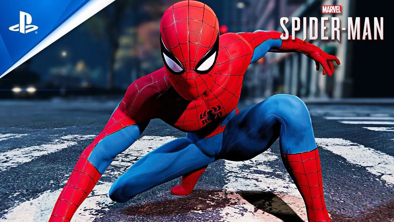 Blue Suit. Spider Man PC MODS Gameplay