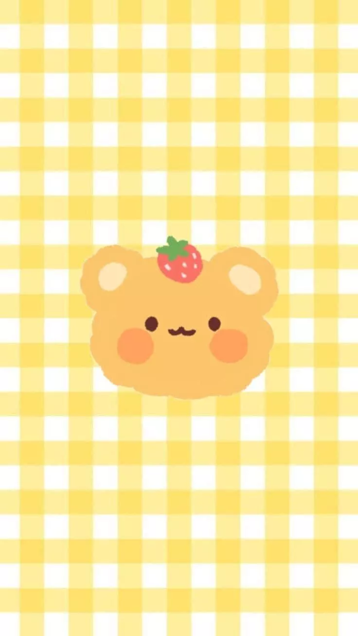 Download Kawaii Teddy Bear Light Yellow