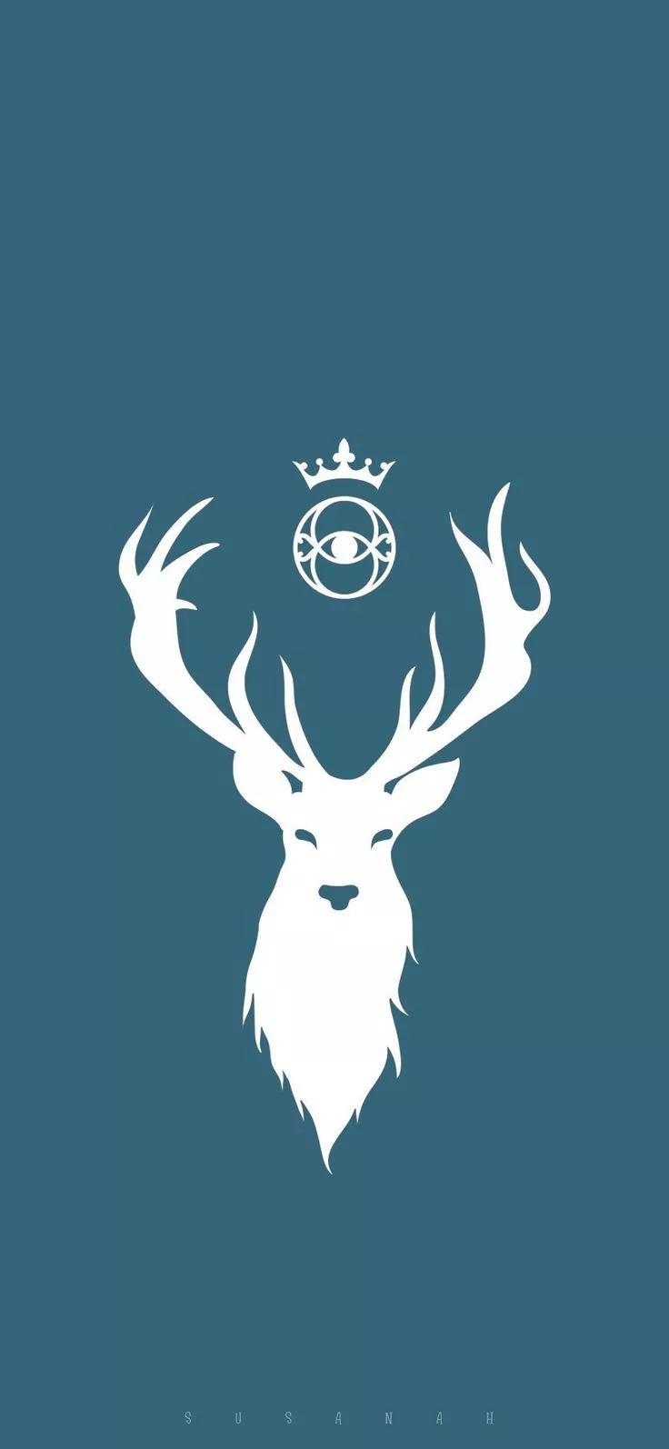 Throne of glass wallpaper Terrasen deer