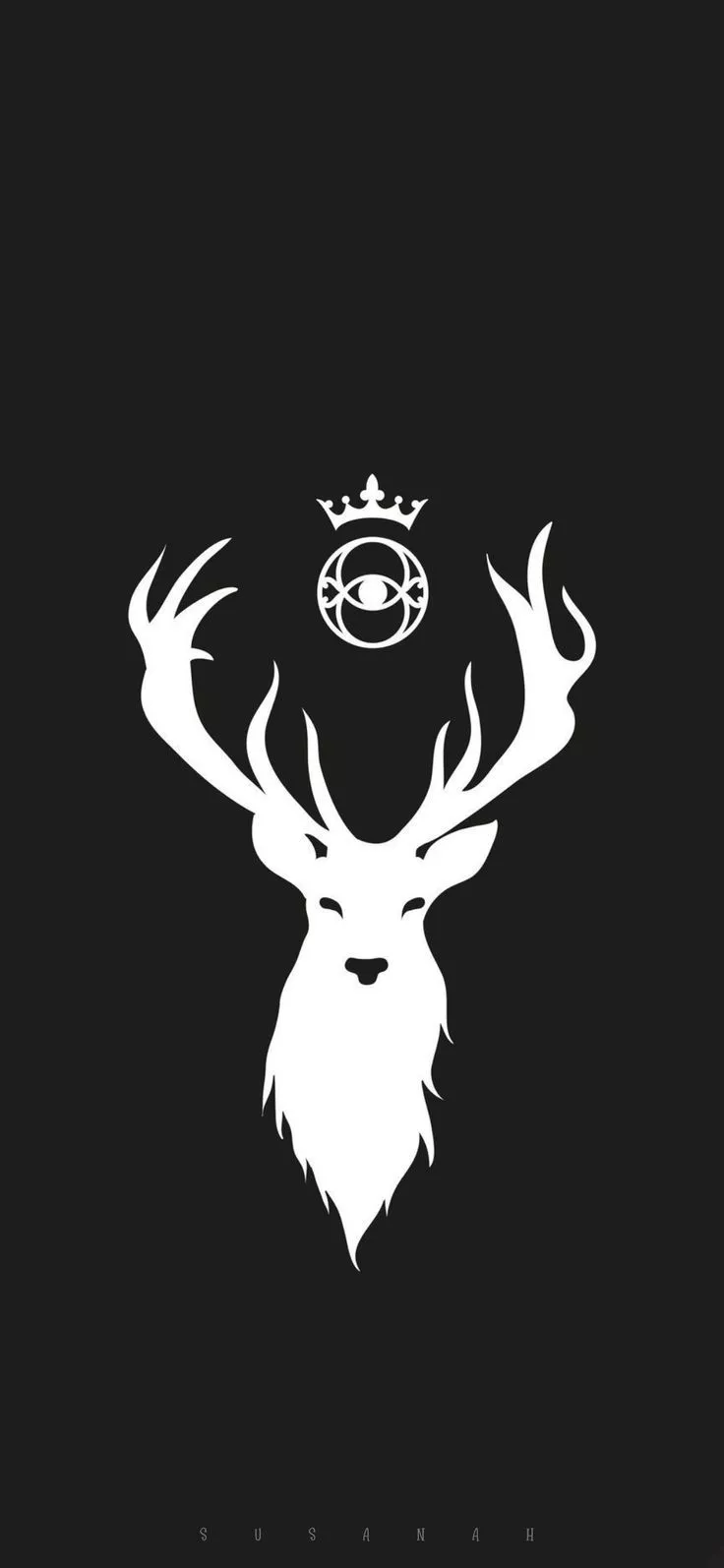 Throne of glass wallpaper Terrasen deer