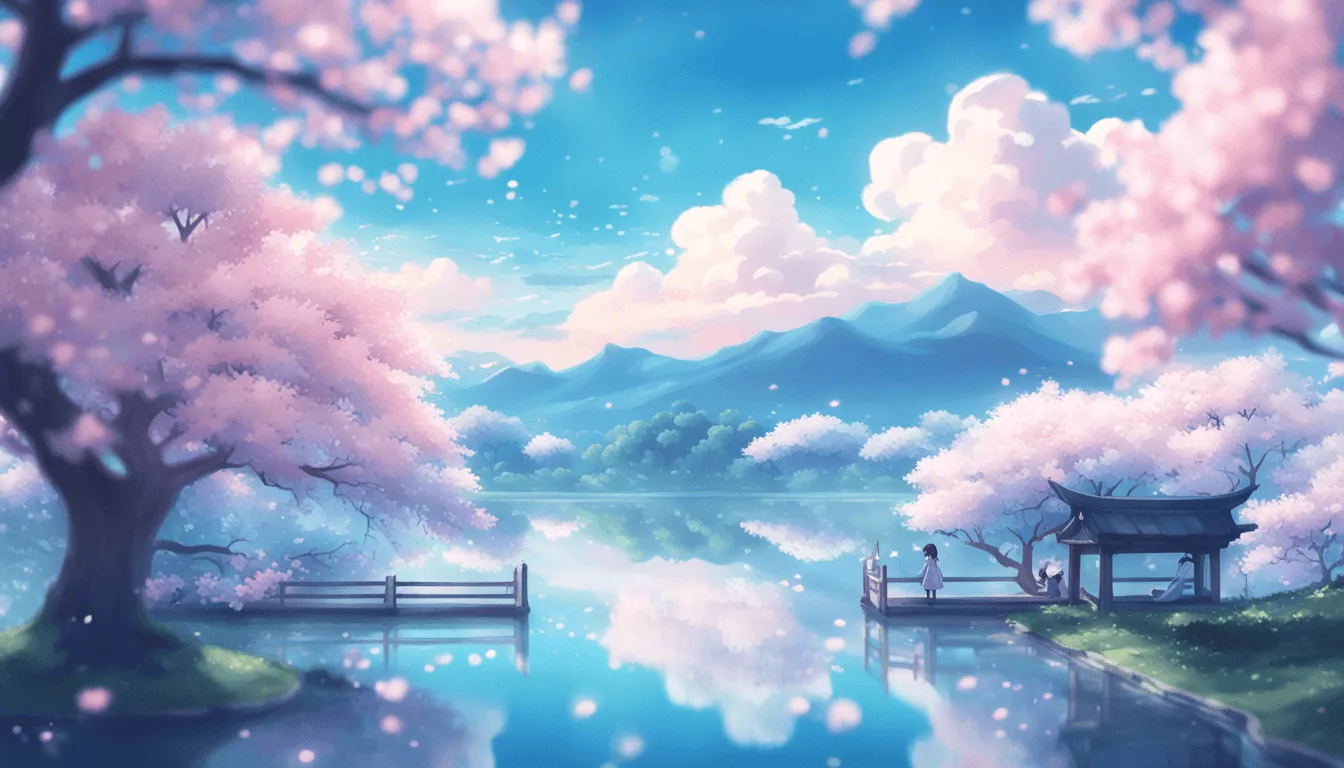 Blue Pastel Aesthetic Anime Desktop