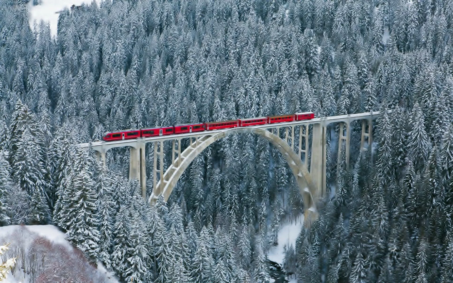Made Langwieser Viaduct HD Wallpaper