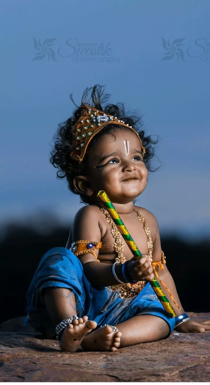 Cute little krishna