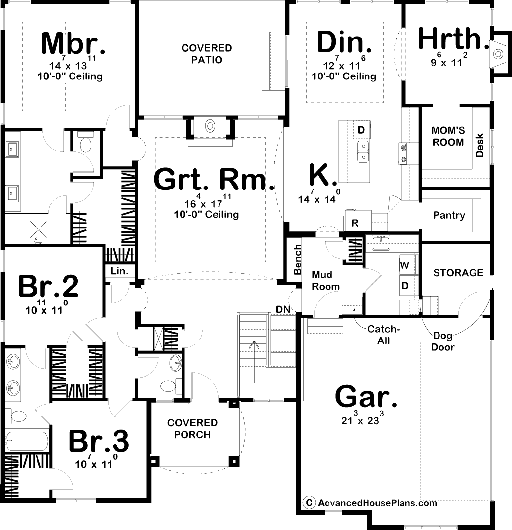 Story Cottage House Plan