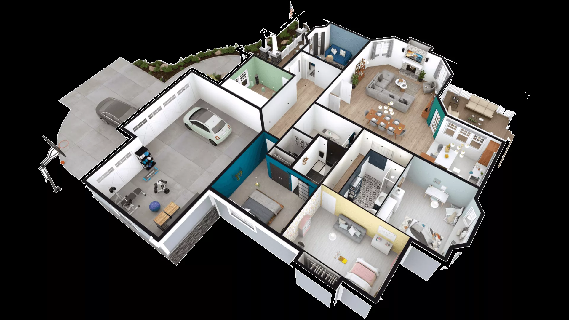 Convert 2D Floor Plans to 3D