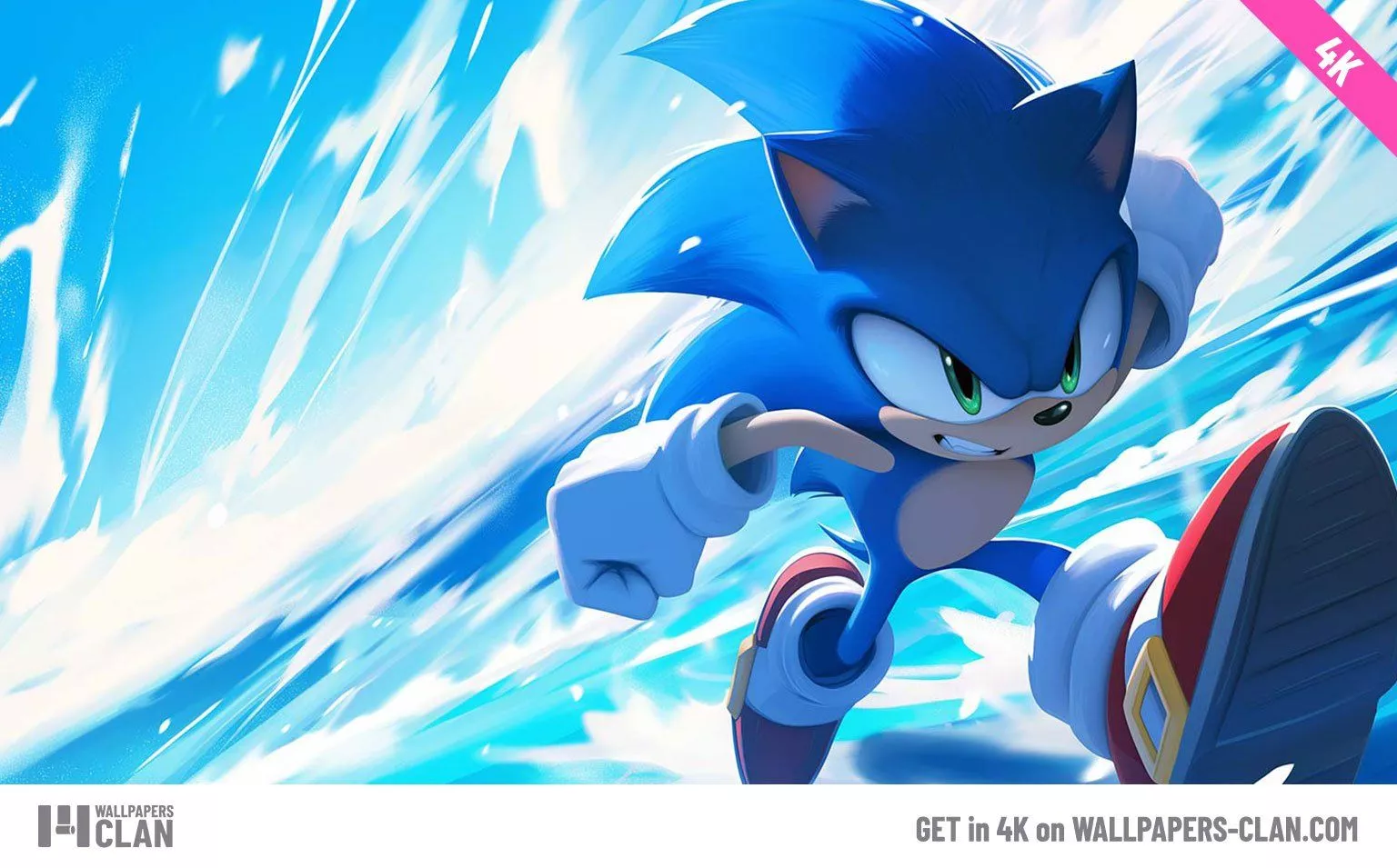 Sonic Water Splash Desktop Wallpaper Wallpaper in 4K