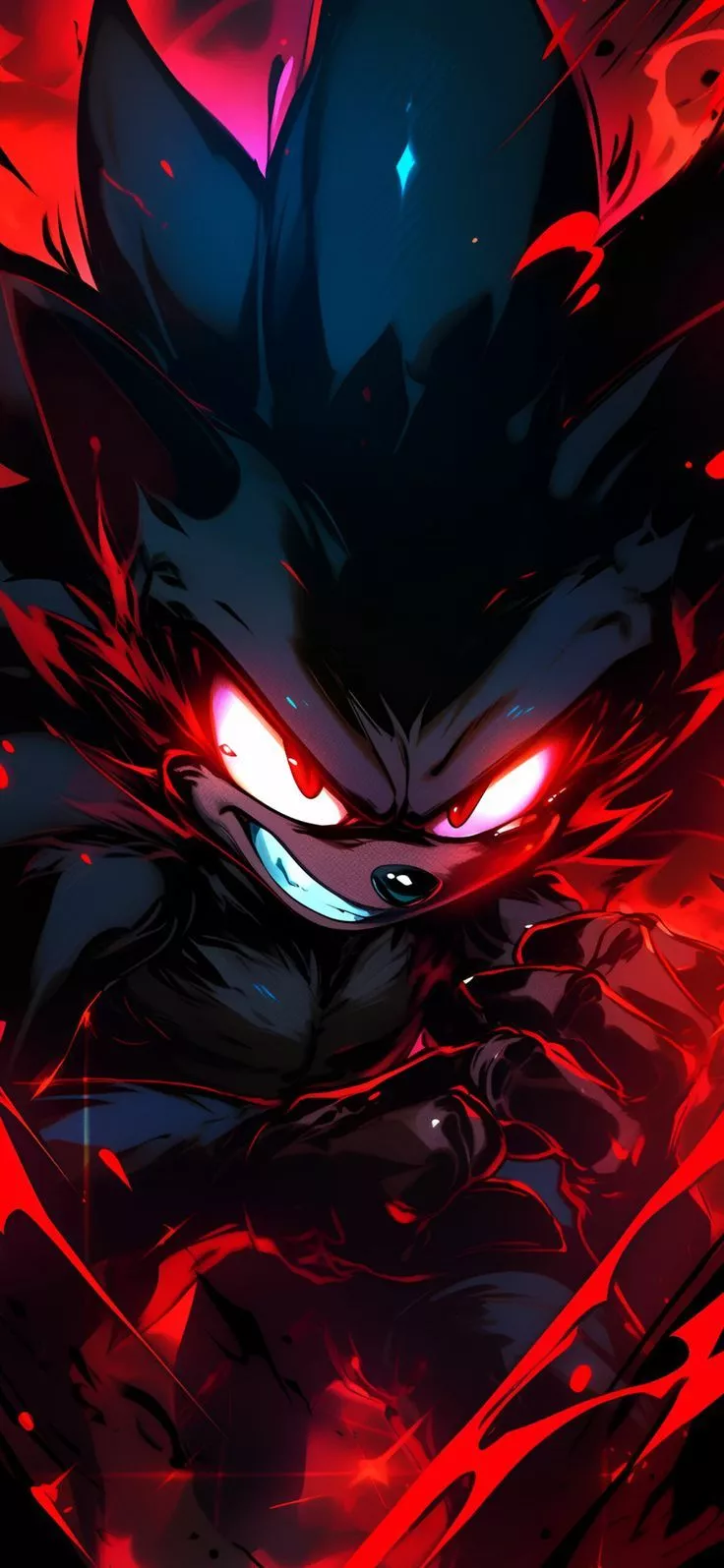 Shadow the Hedgehog Black & Red Wallpaper