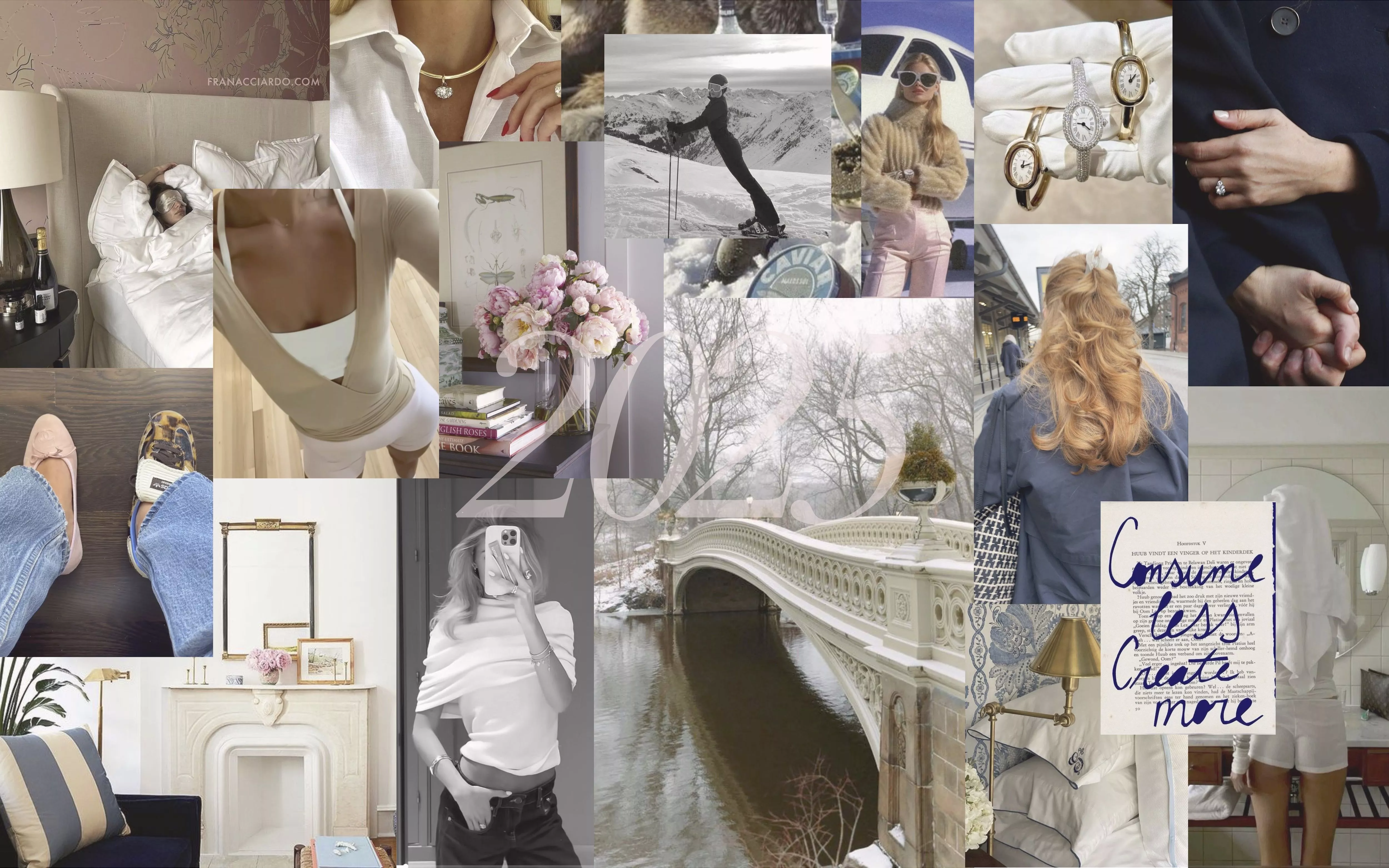 January 2025 Moodboard (Desktop & iPhone Wallpaper!)