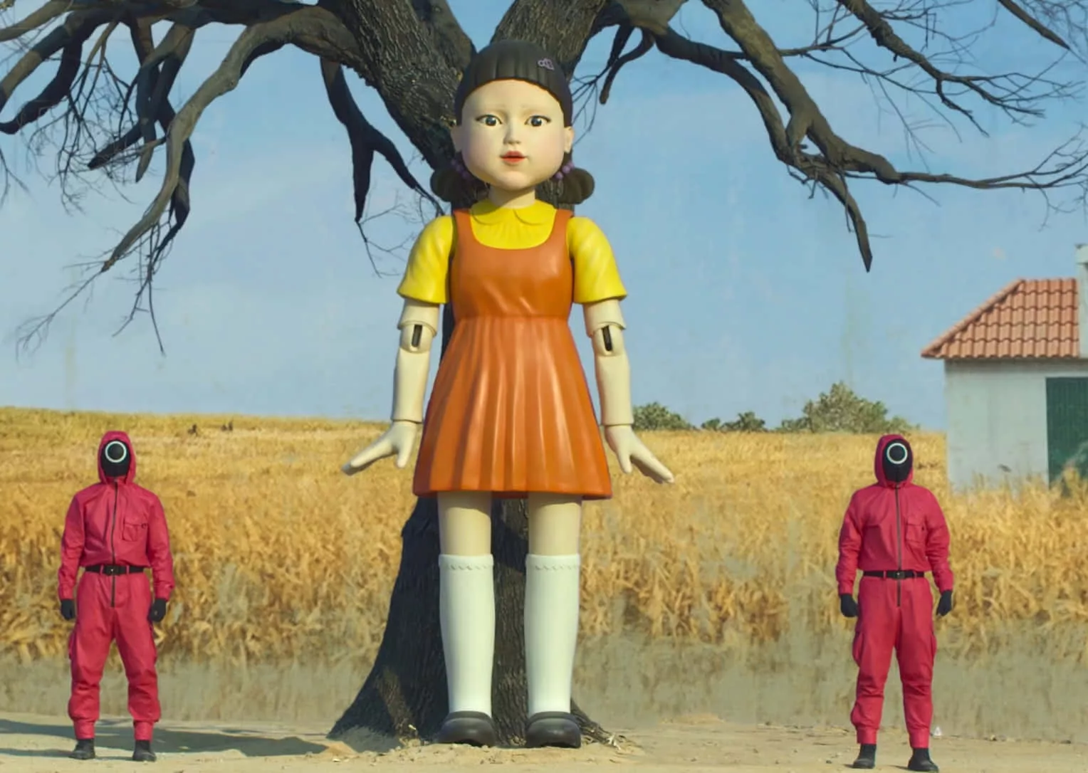 Squid Game Doll Wallpaper