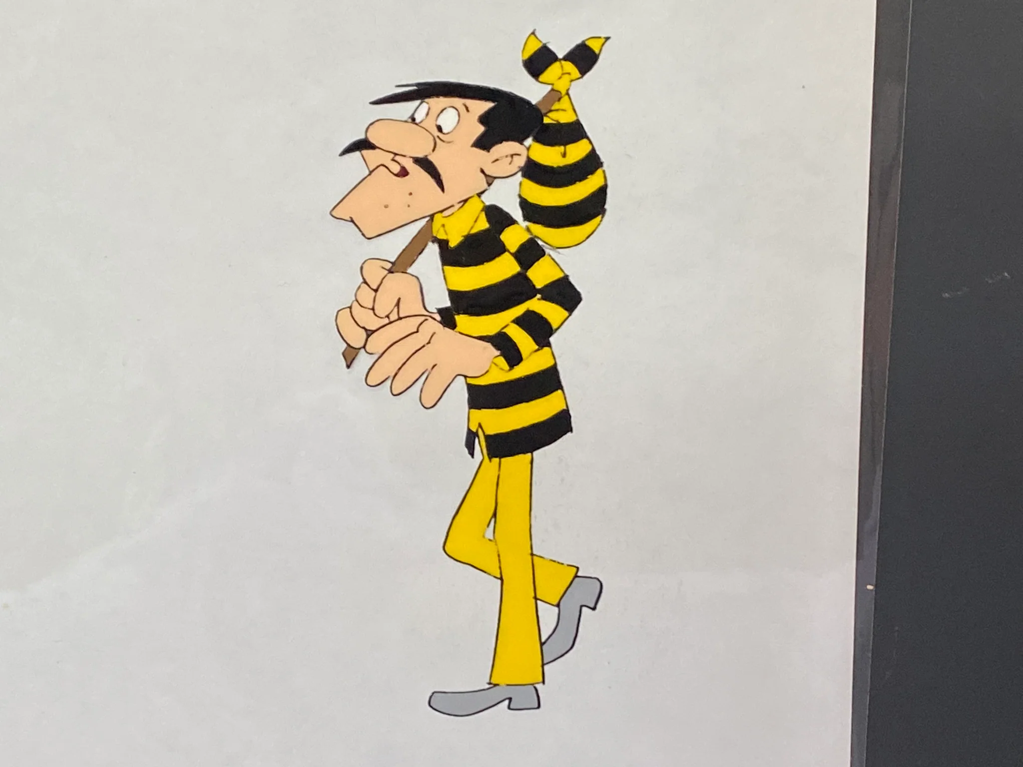 Lucky Luke animation cel