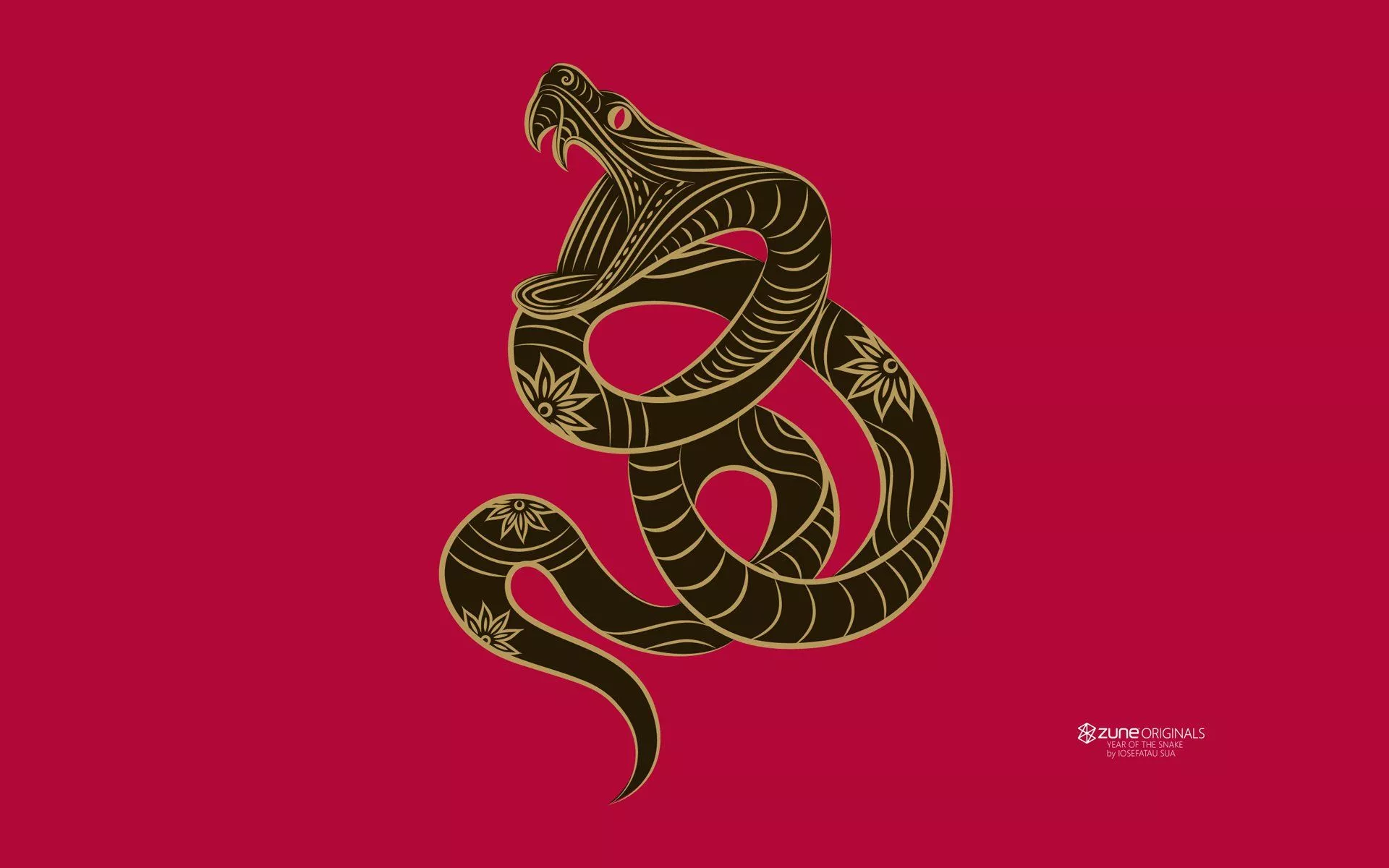 Snake Zodiac Man Made Zune HD Wallpaper