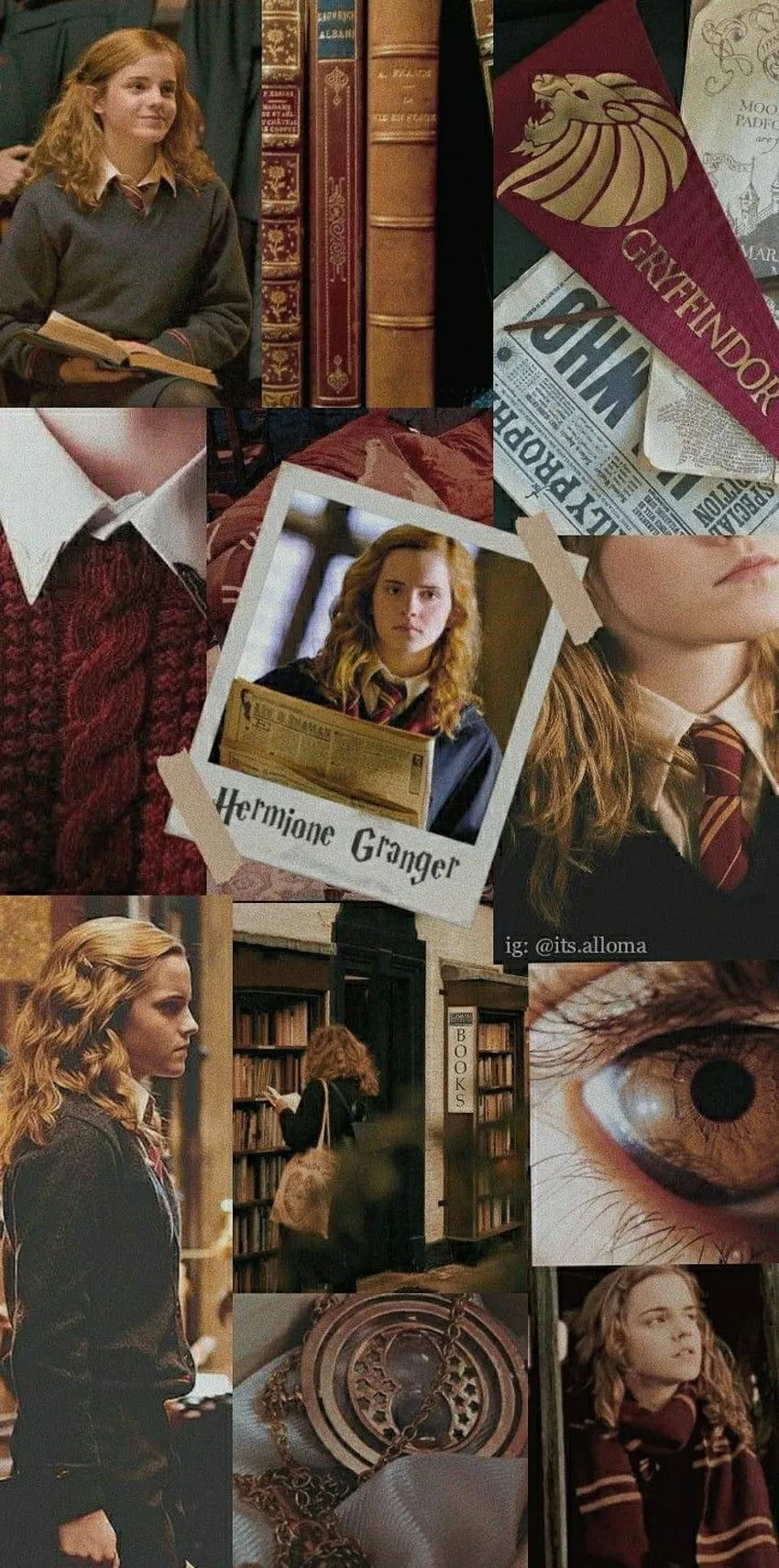 Hermione aesthetic. Harry potter