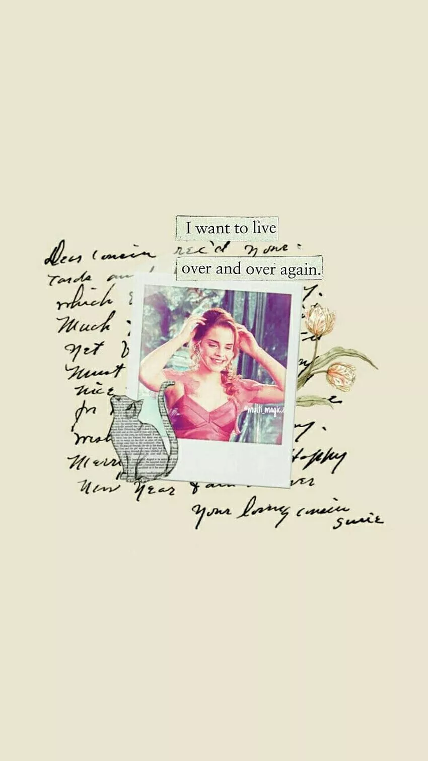 Hermione Granger Lockscreen. Spring