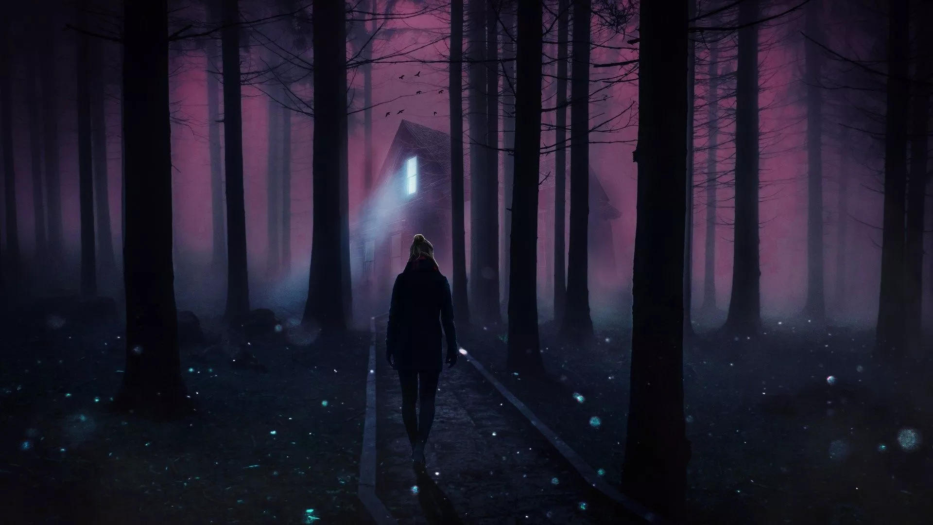 Cabin Forest Fantasy Dark Dark Fantasy