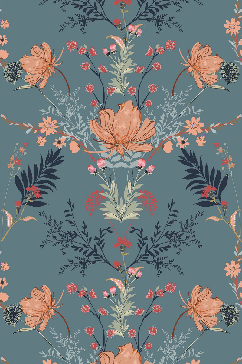 Victorian Flowers Removable or